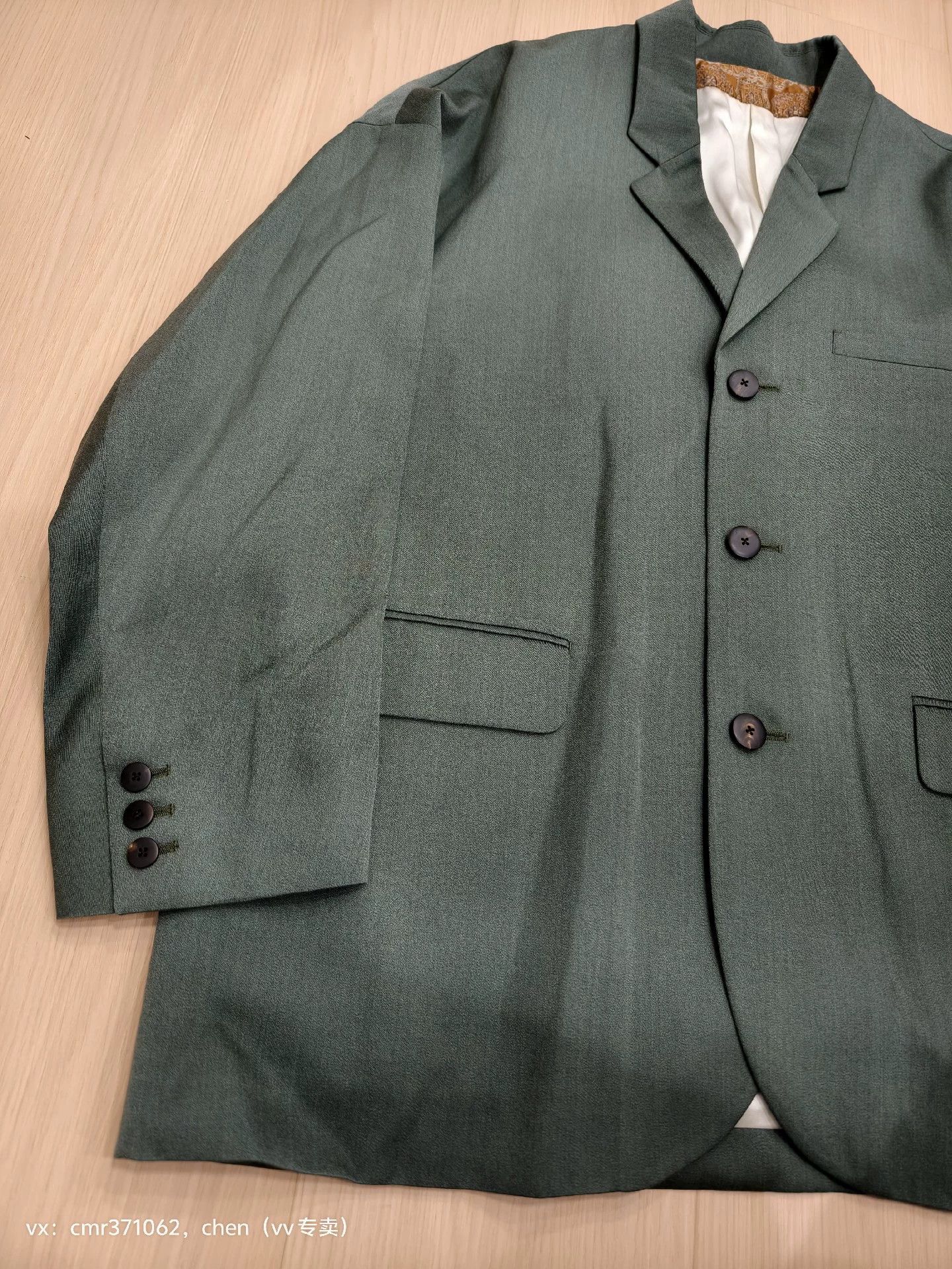 Visvim VISVIM 24AW HAMMONS JKT Green3 Wool Linen Jacket Size US L / EU 52-54 / 3 - 3 Thumbnail
