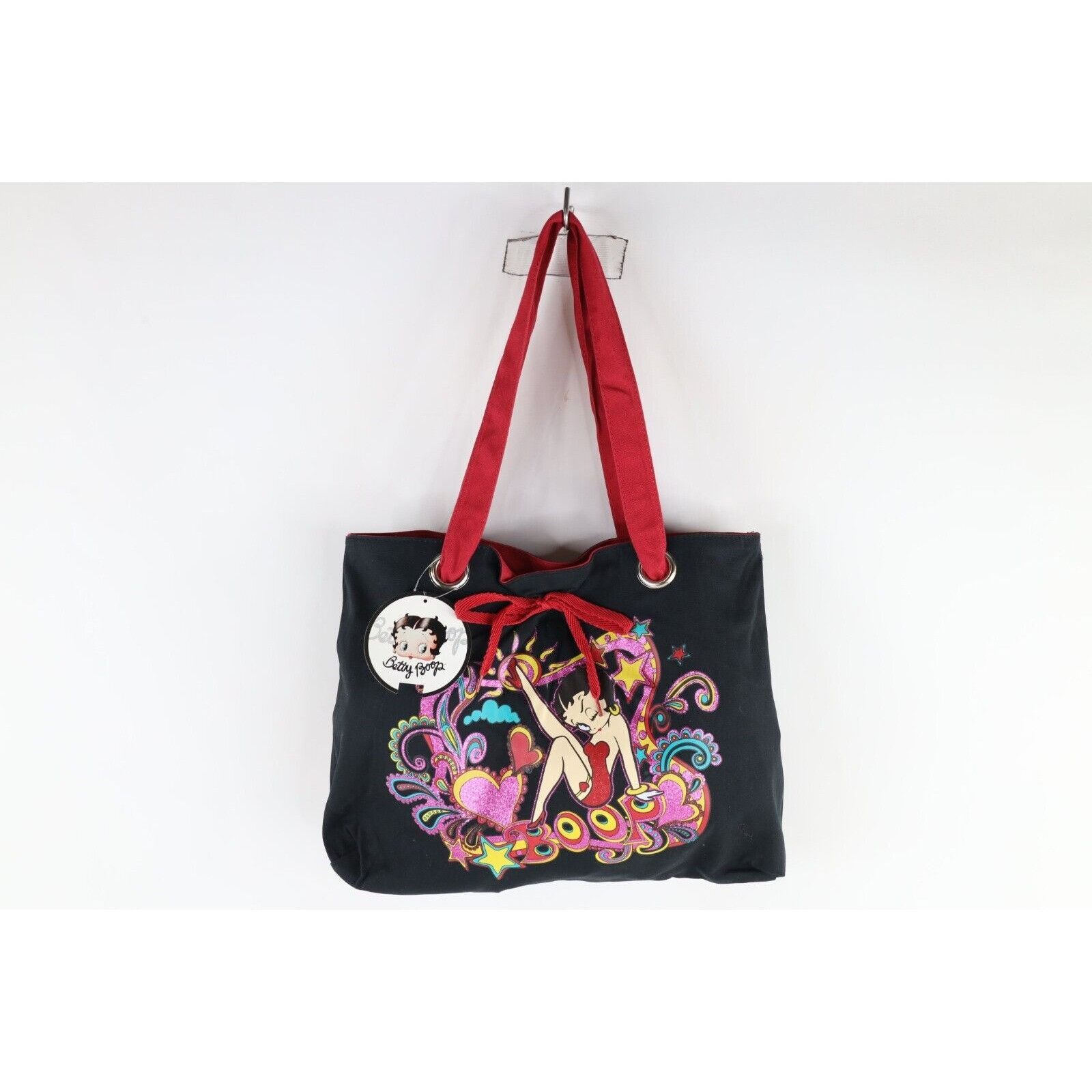 Vintage Deadstock Vintage Y2K Betty Boop Spell Out Flower Tote Bag Size ONE SIZE - 1 Thumbnail