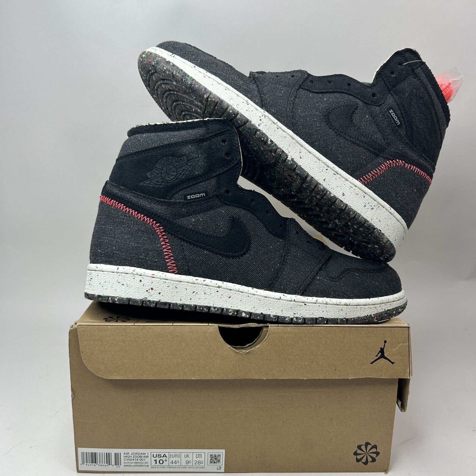 Jordan Brand Nike Air Jordan 1 Retro High Zoom “Crater/Space Hippie” 2023 Size US 10.5 / EU 43-44 - 1 Thumbnail