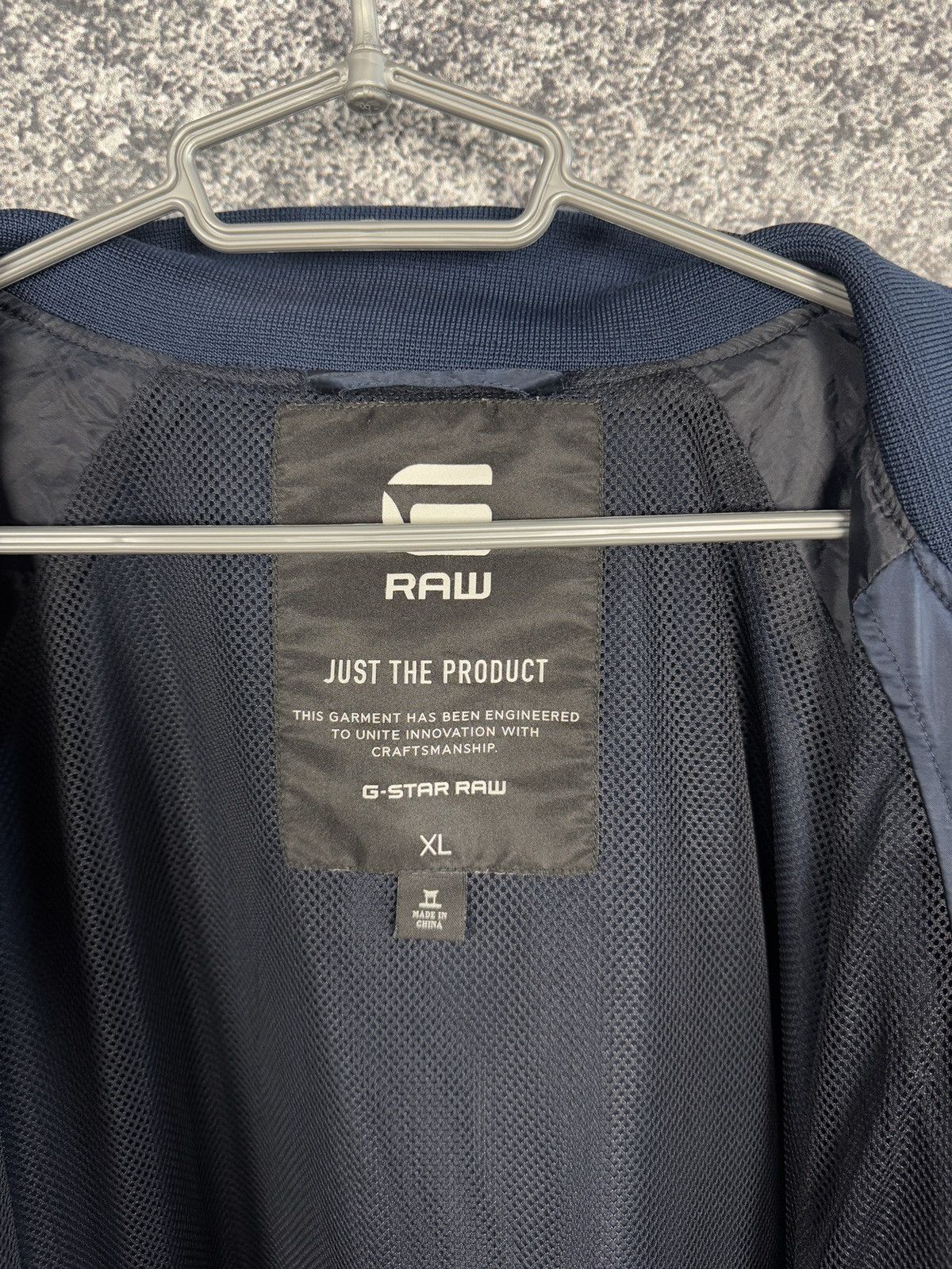 G-Star Men’s G-Star Raw Attacc Pinbadge Bomber Nylon Jacket Size XL Size US XL / EU 56 / 4 - 7 Thumbnail