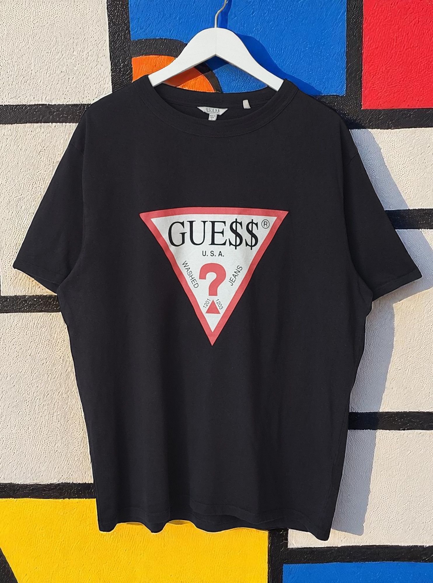 A$AP Rocky × Guess ASAP Rocky x Guess GUE$$ Big Logo Tshirt Size US L / EU 52-54 / 3 - 1 Thumbnail