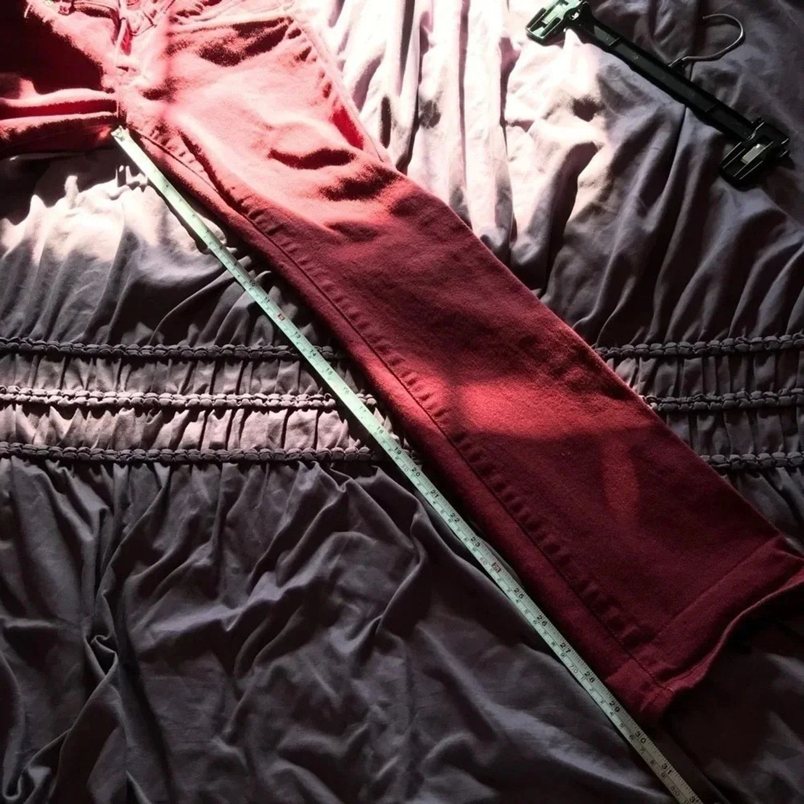 Other Delia’s Jeans Red Skinny Junior Size 3 Size 27" / US 4 / IT 40 - 2 Thumbnail