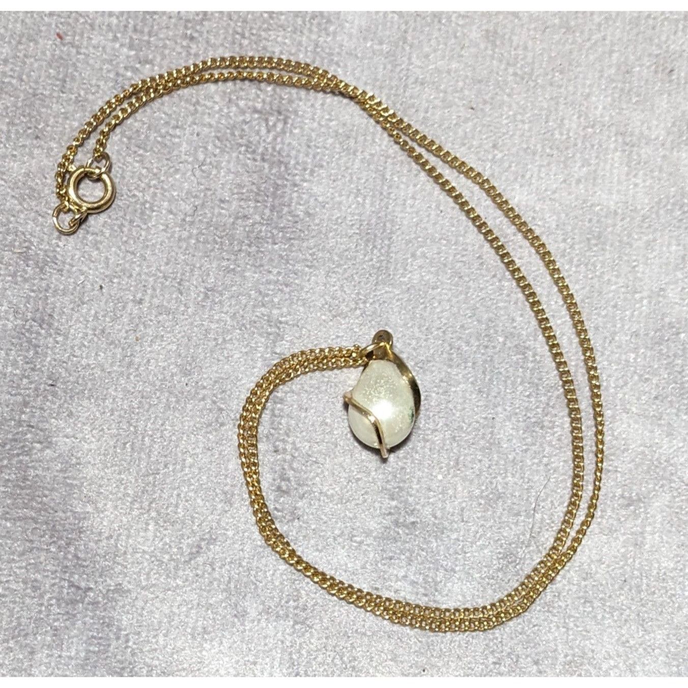 Other Elegant Swirl Wrapped Pearl Pendant Necklace Size ONE SIZE - 8 Thumbnail