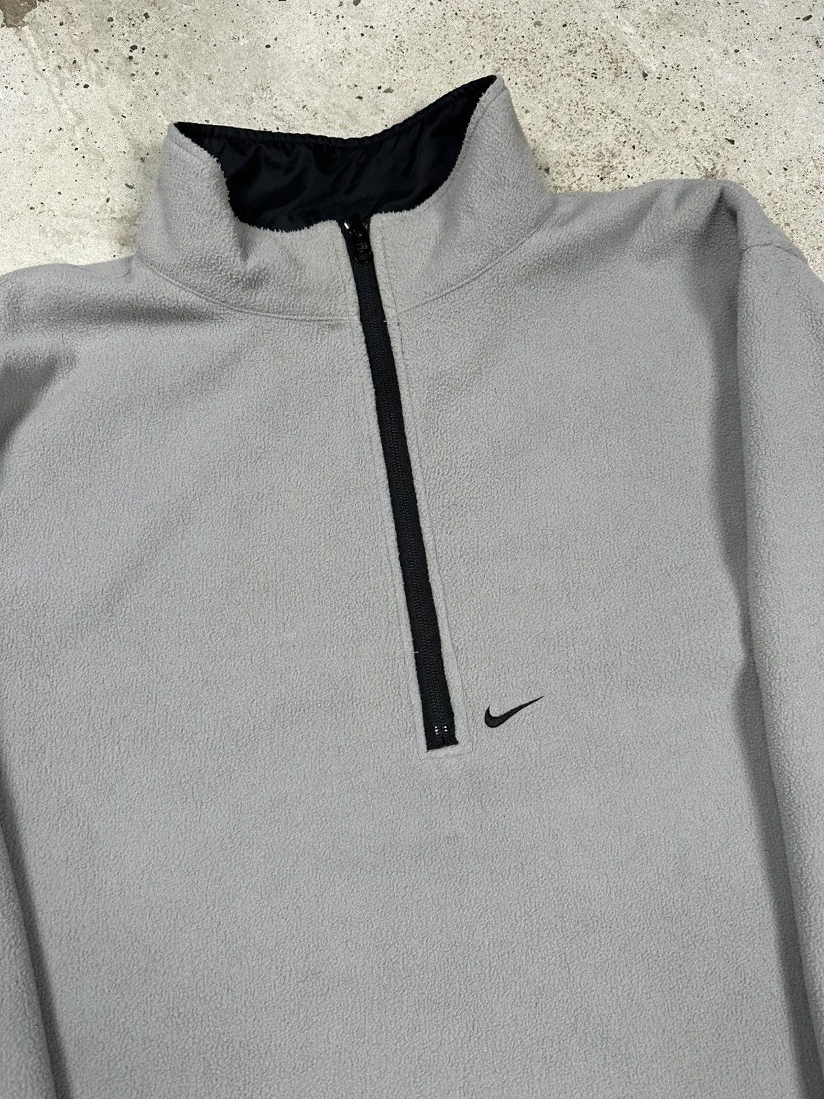 Nike Vintage Y2K Nike Reversible Anorak Jacket Fleece Swoosh rare Size US M / EU 48-50 / 2 - 20 Thumbnail