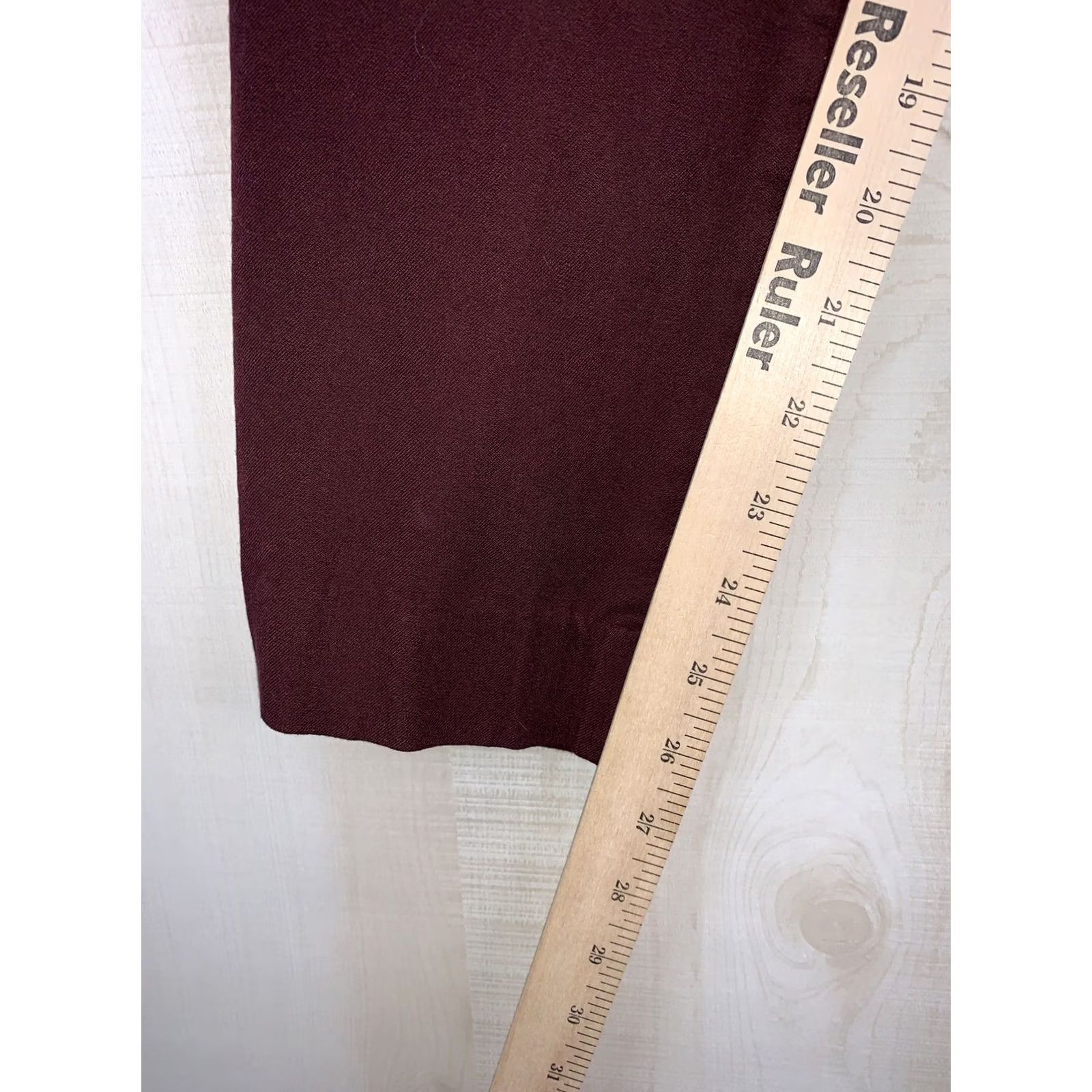 Banana Republic Banana Republic Pants Cropped Purple Womens 4 Stretch Cotton Blend Violet 4 Ladies Cropped Size 27" / US 4 / IT 40 - 5 Thumbnail