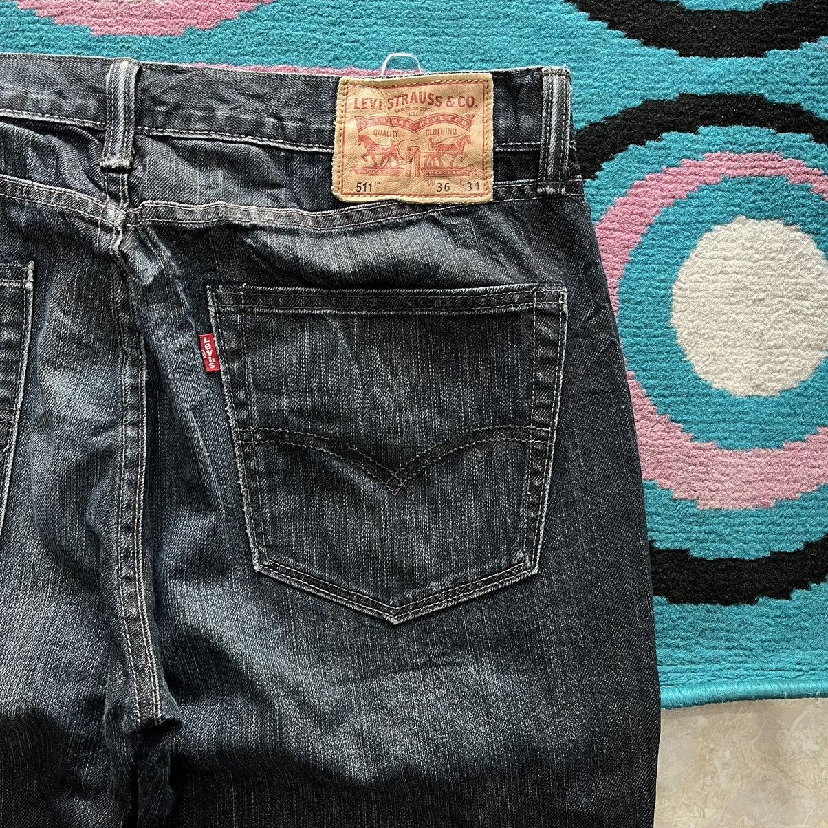 Le Grande Bleu (L.G.B.) × Levi's × Vintage Vintage Levi's 511 Indigo Denim Size US 32 / EU 48 - 6 Thumbnail