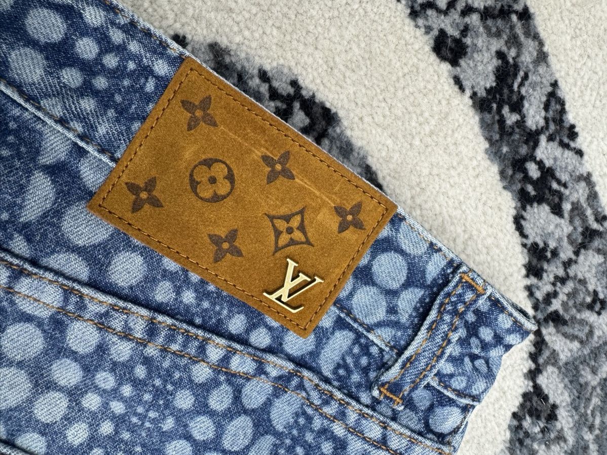Louis Vuitton Louis vuitton YK all over dots Jeans Size US 36 / EU 52 - 6 Thumbnail