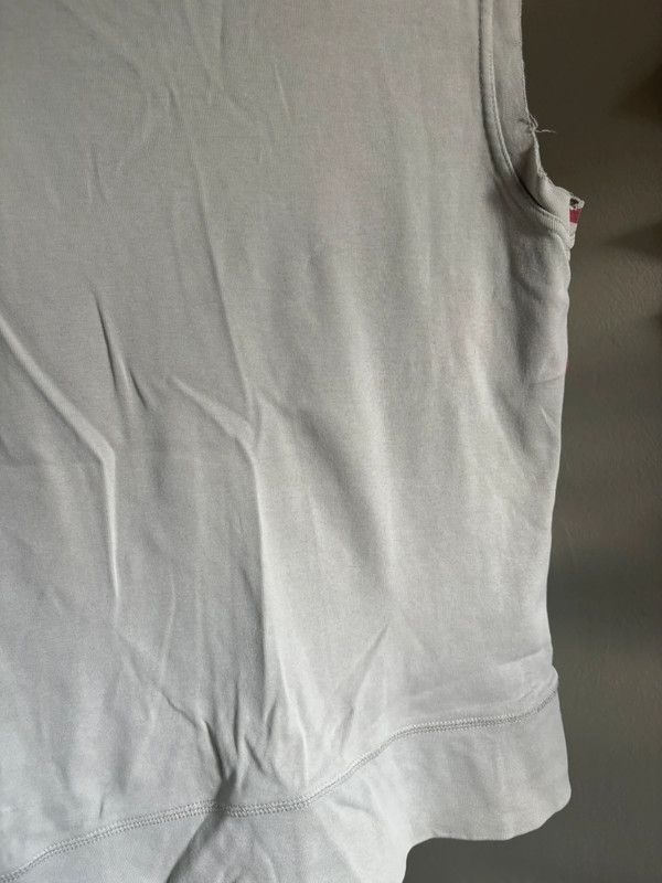 Other Vintage Y2K sleeveless beige crop top face print Avant garde Size M / US 6-8 / IT 42-44 - 3 Thumbnail