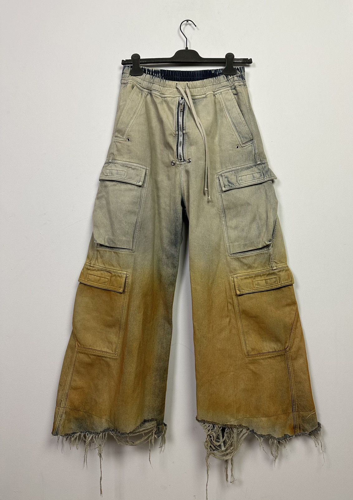 Rick Owens Drkshdw DRKSHDW Ombre Degrade Cargobelas Size US 34 / EU 50 - 1 Thumbnail