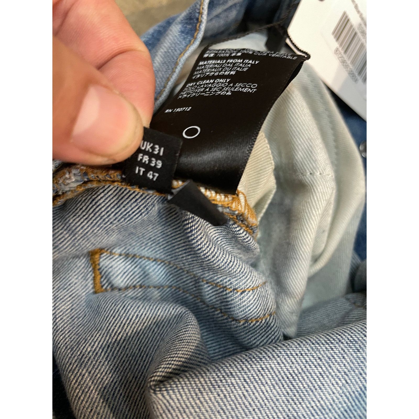 Amiri Amiri Blue Bandana Mx1 31 Used Size US 31 - 7 Thumbnail
