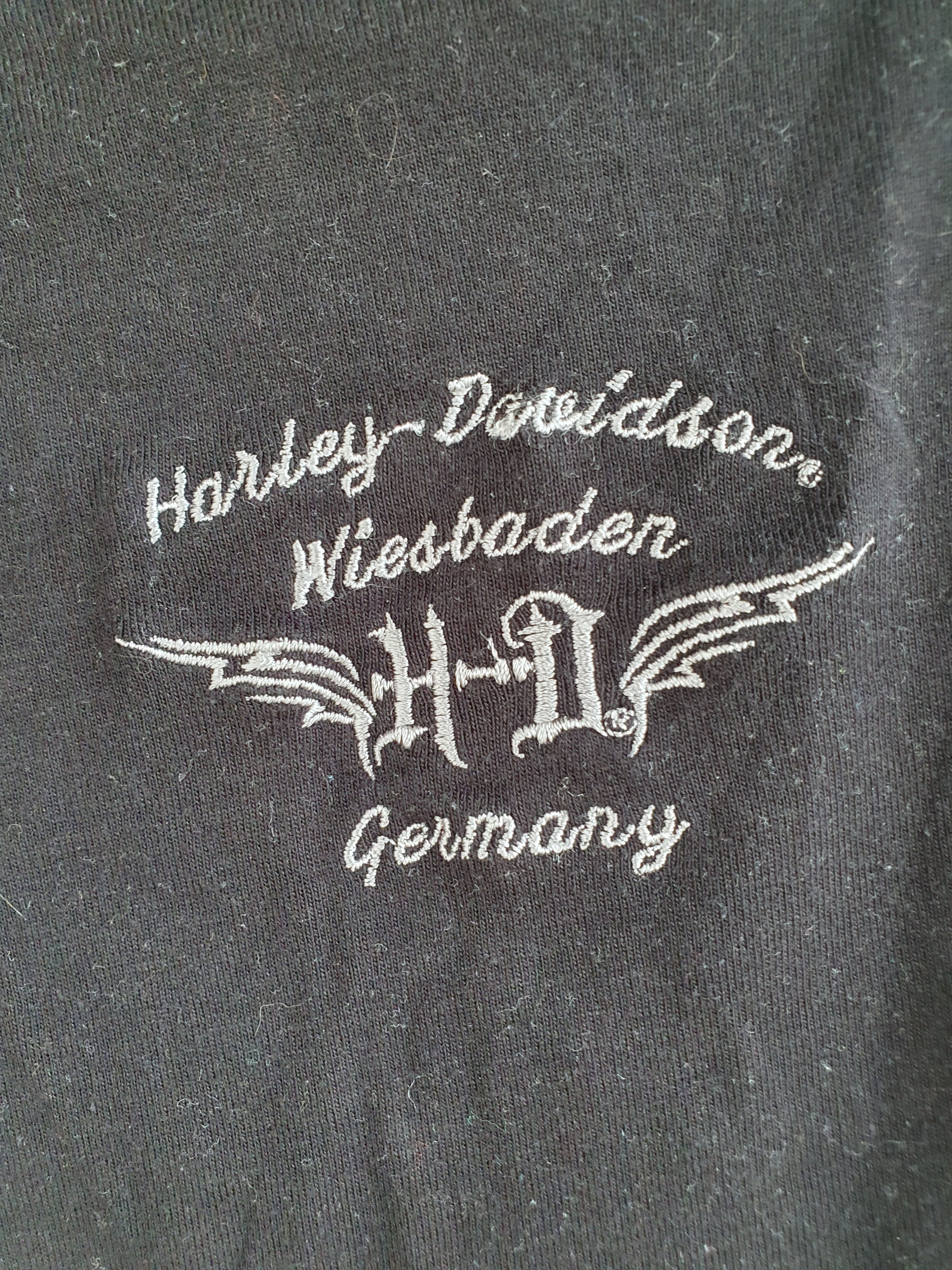 Harley Davidson Harley Davidson Wiesbaden Germany Womans Long Sleeve tee L Size L / US 10 / IT 46 - 10 Thumbnail
