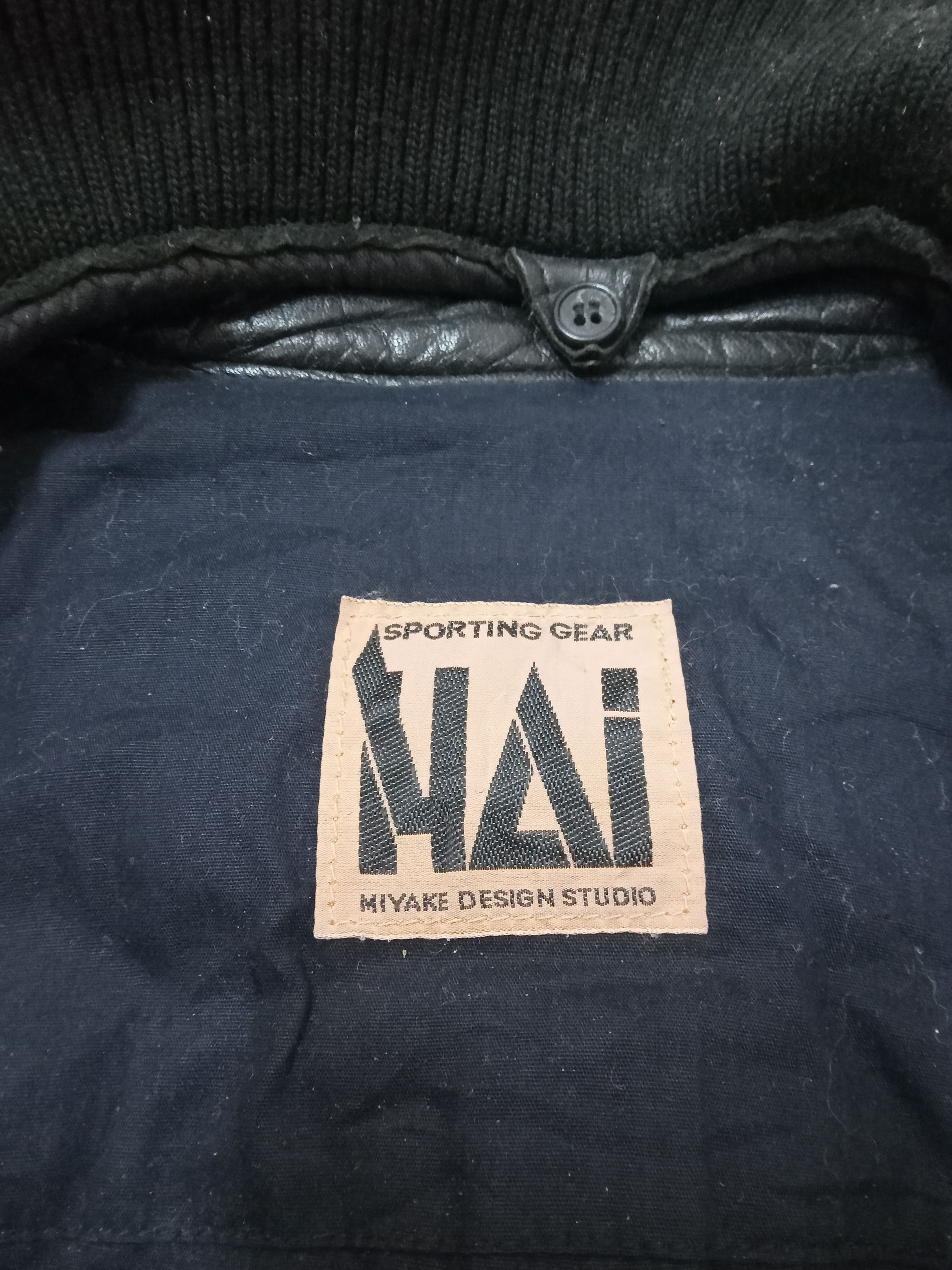 Issey Miyake Hai Sporting Gear Issey Miyake Rare Vintage Leather Jacket Size US M / EU 48-50 / 2 - 3 Thumbnail
