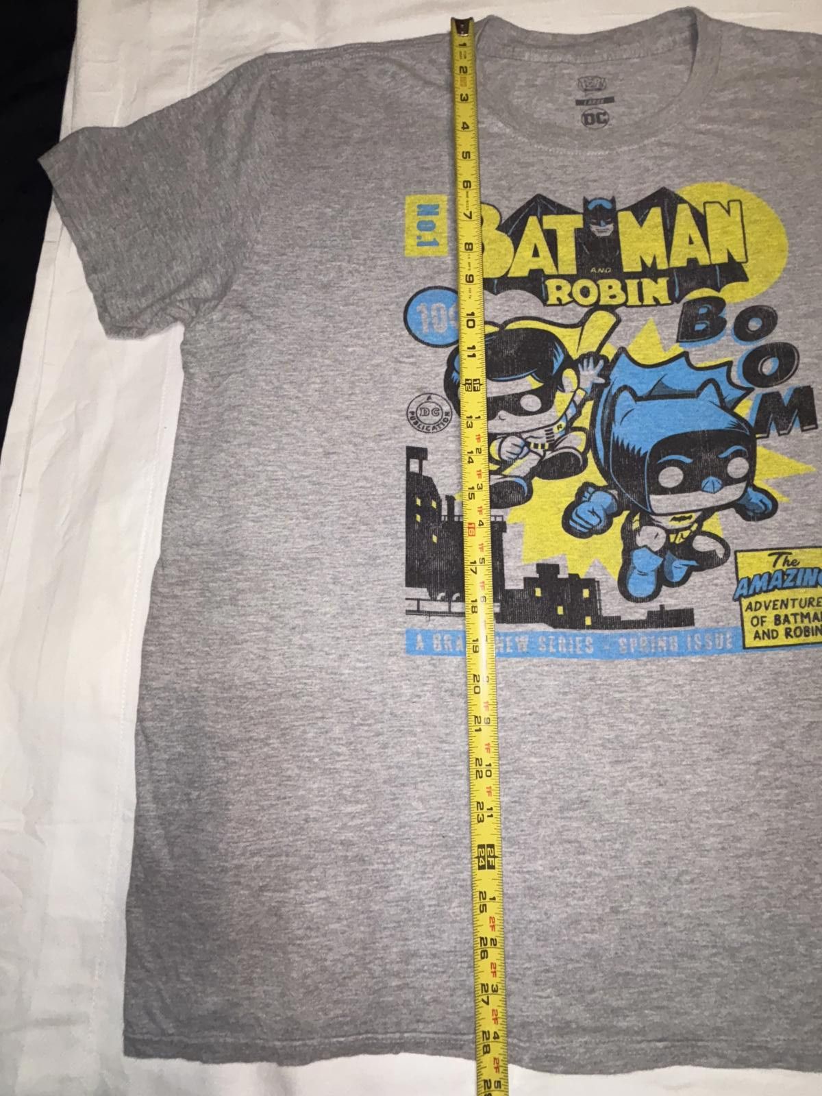 DC Vintage DC Comics Batman & Robin Graphic T-Shirt Size US L / EU 52-54 / 3 - 6 Thumbnail