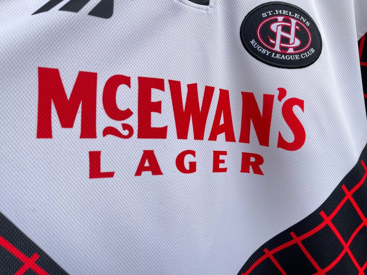 Mizuno St Helens RFC Mizuno Rugby Shirt Away 1997/1998/1999 Jersey Size US XL / EU 56 / 4 - 8 Thumbnail