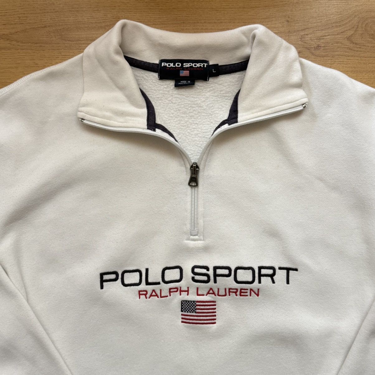 Polo Ralph Lauren Vintage Polo Sport Big Logo Pullover Jumper Sweatshirt Size US L / EU 52-54 / 3 - 2 Thumbnail