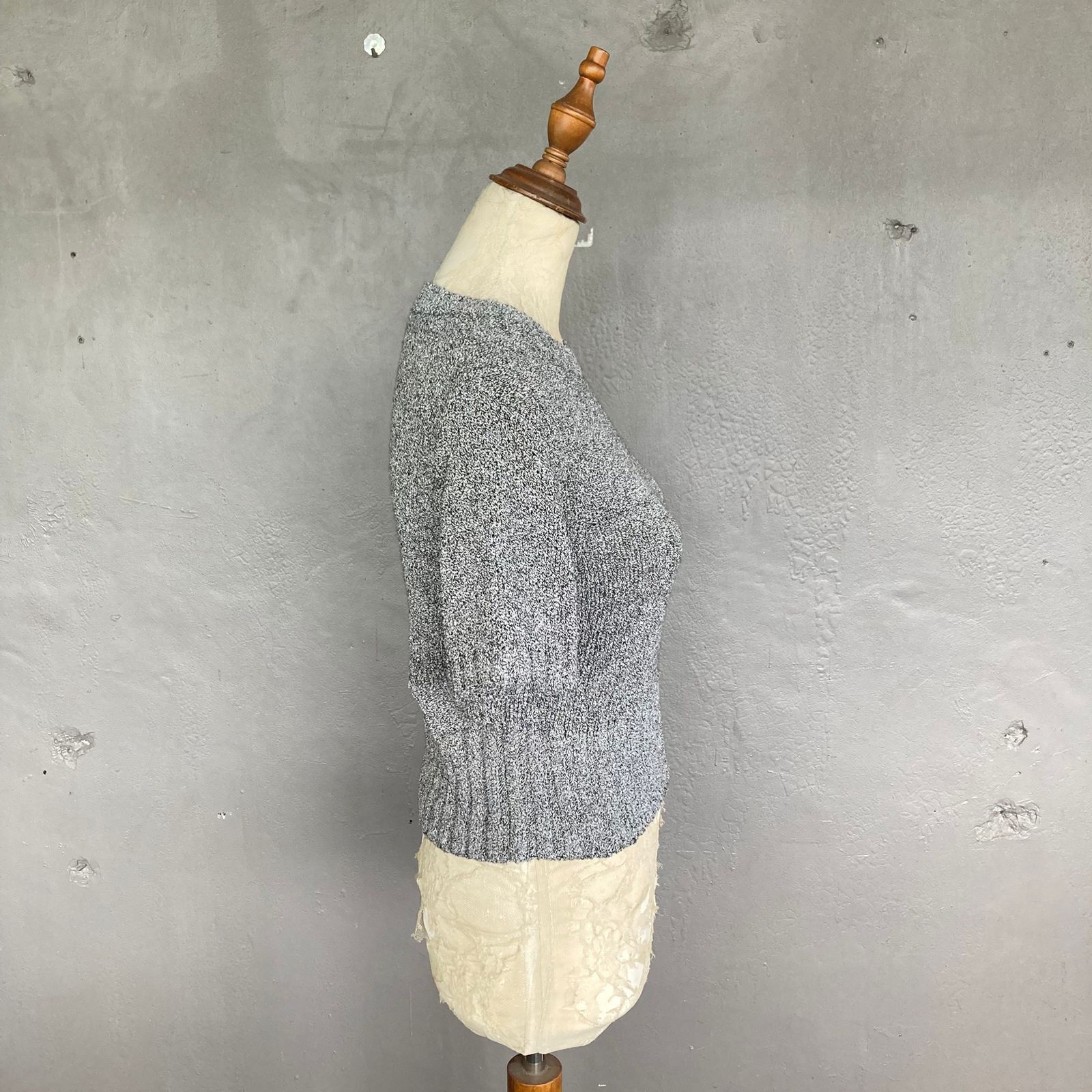 Marithe + Francois Girbaud Bouclé Knit Top Size S / US 4 / IT 40 - 3 Thumbnail