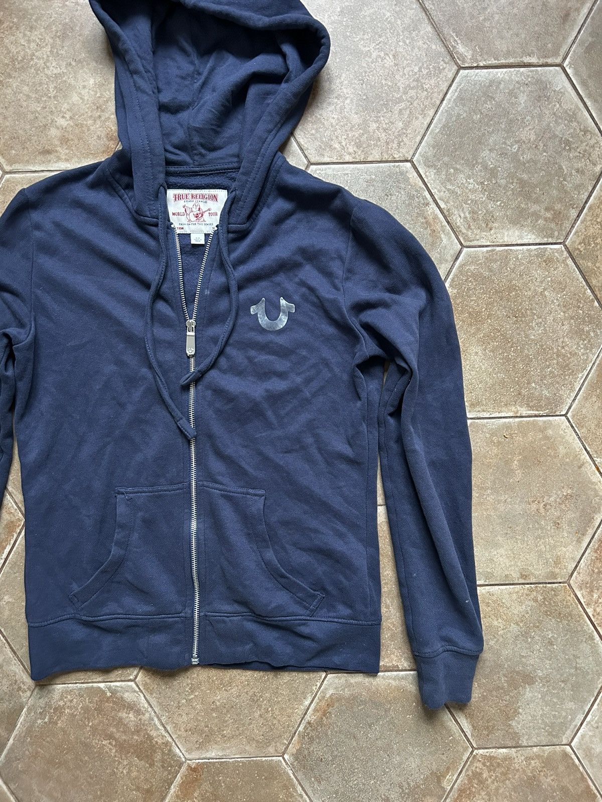 True Religion × Vintage TRU RELIGION HOODIE JACKET Size S / US 4 / IT 40 - 3 Thumbnail