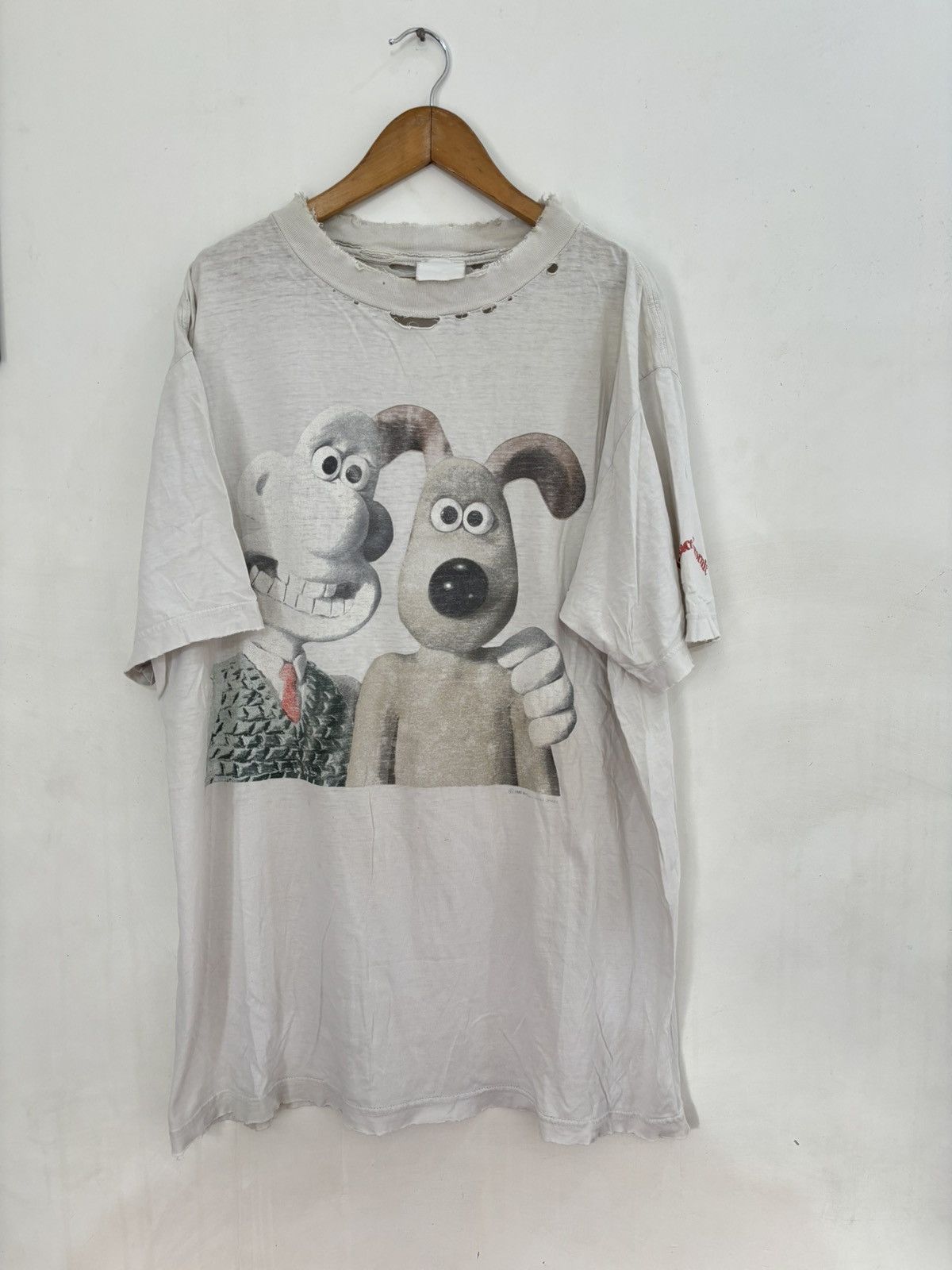 Vintage VINTAGE 1989 WALLACE & GROMIT GRAPHIC T-SHIRT Size US XL / EU 56 / 4 - 1 Thumbnail