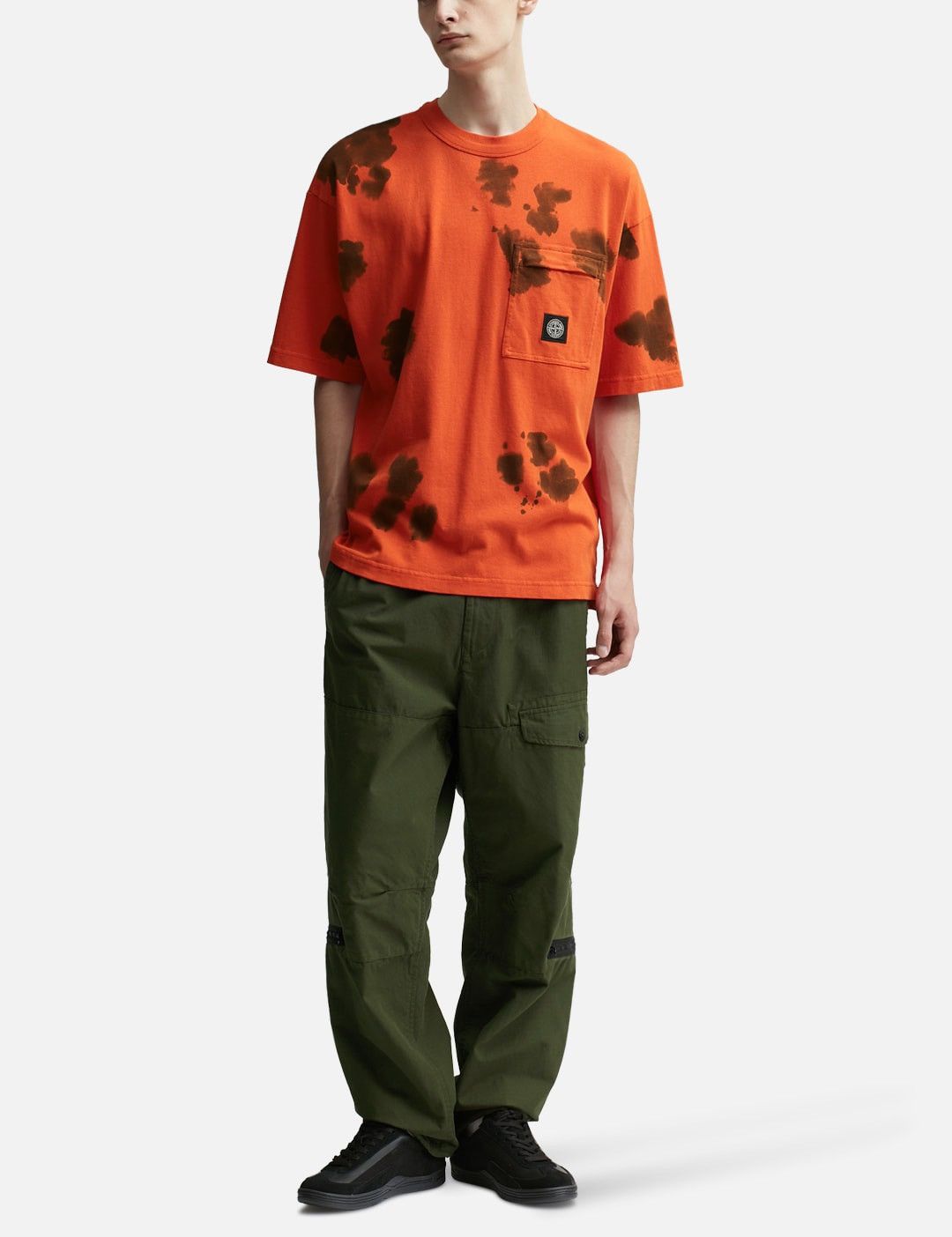 Stone Island Stone Island Tee Tie-Dyed Patch Program Crewneck T-Shirt Size US L / EU 52-54 / 3 - 5 Thumbnail