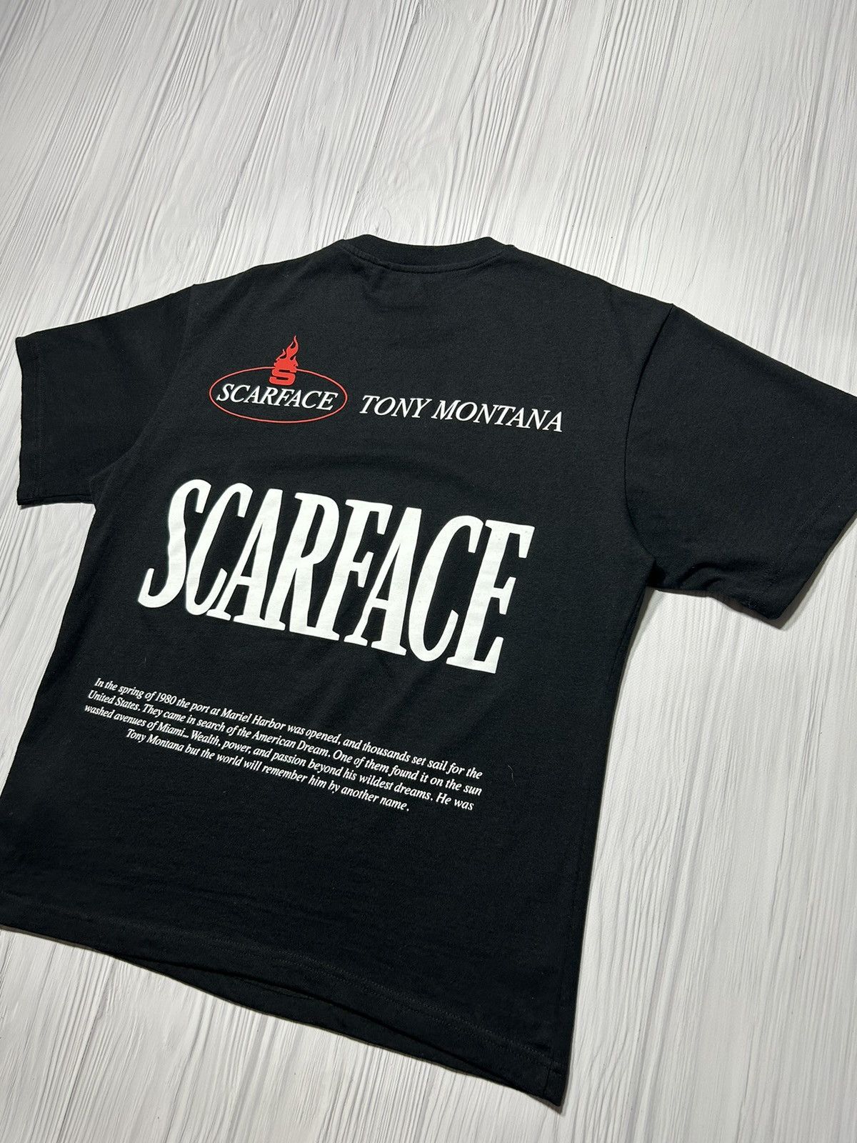 Vintage Scarface Tony Montana Big Logo T-Shirt Size US M / EU 48-50 / 2 - 6 Thumbnail