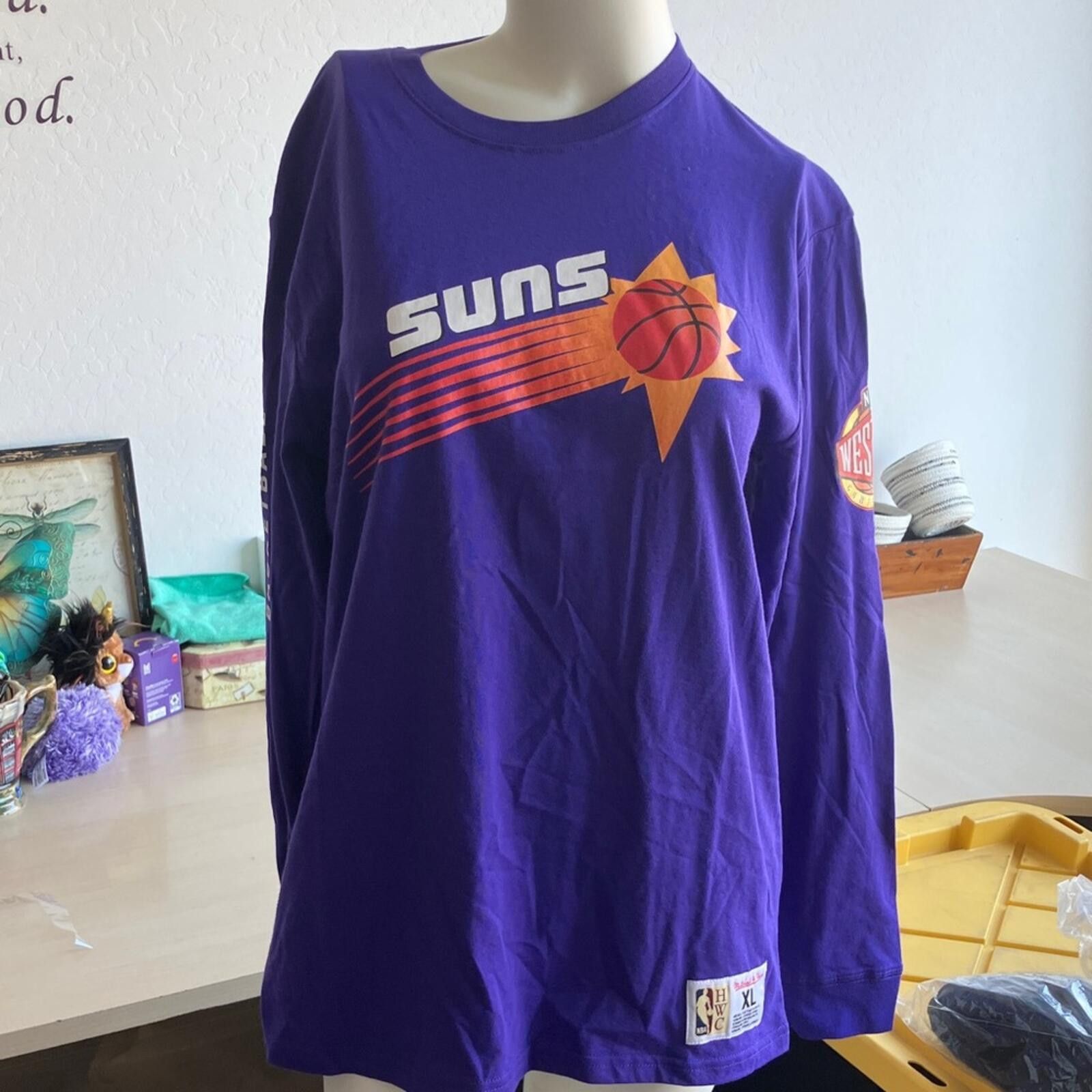 NBA NWT NBA Purple Suns Long Sleeve Tee for Kids Size US XL / EU 56 / 4 - 1 Thumbnail