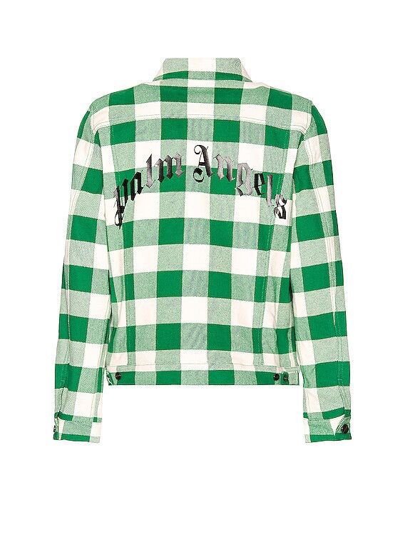 Palm Angels Palm Angels Curved Logo Check Trucker Size US XL / EU 56 / 4 - 3 Thumbnail