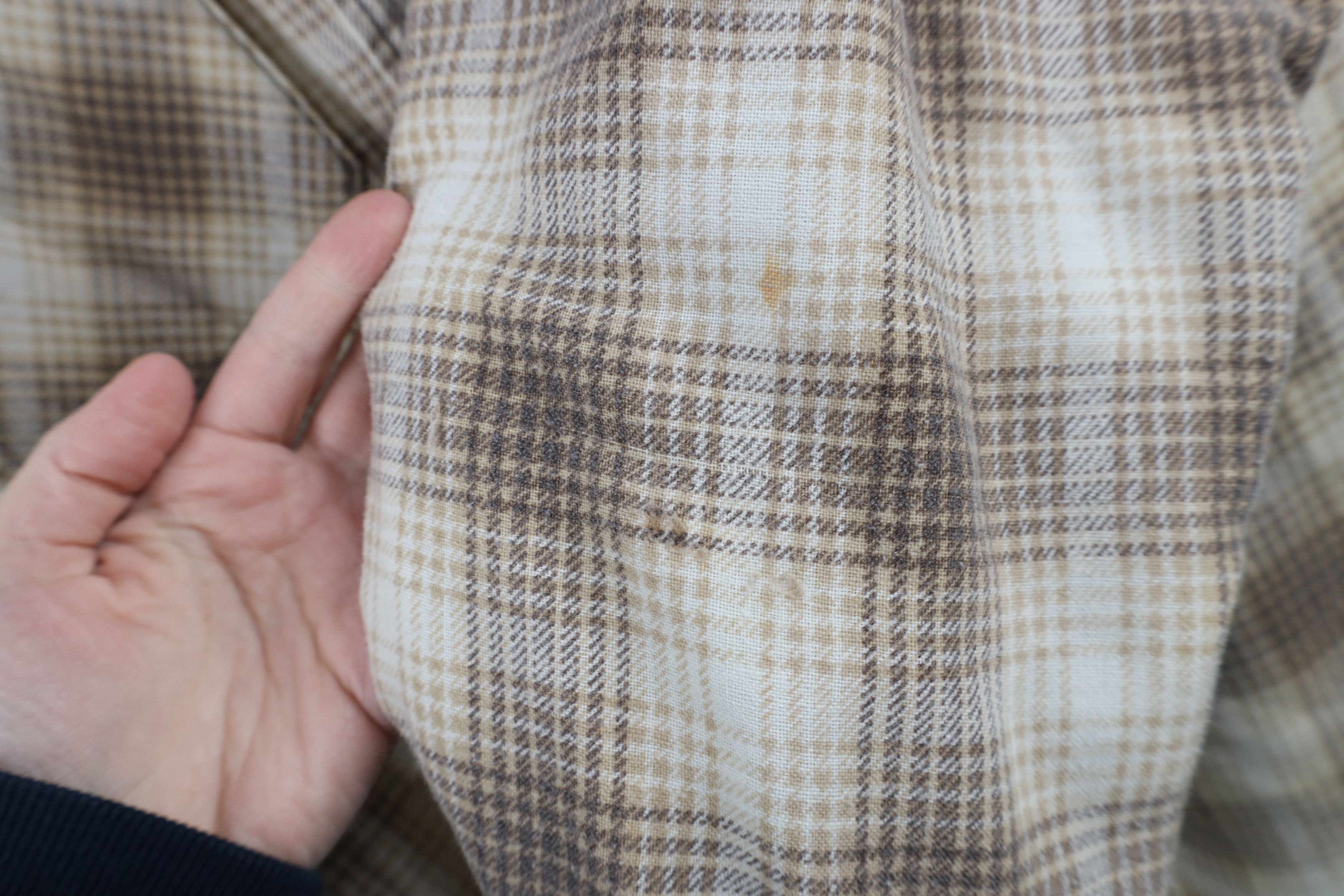 Vintage Vintage 70s Streetwear Flannel Shirt Jacket Plaid USA Size US XL / EU 56 / 4 - 6 Thumbnail