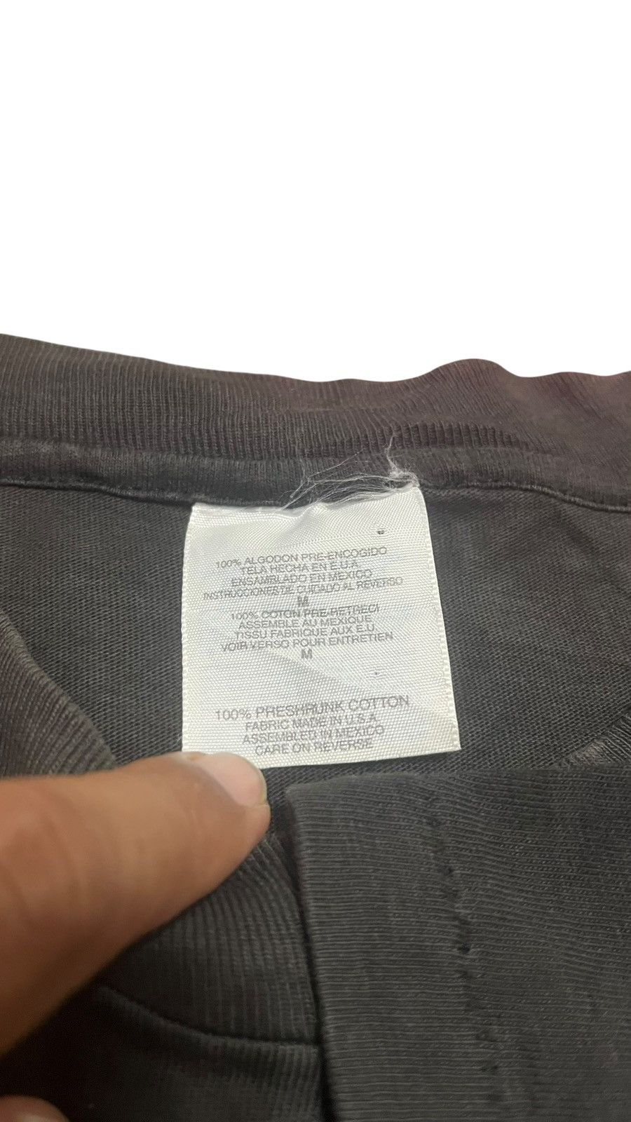Vintage Thrashed Faded Distressed Hanes Single Pocket ERD Grunge Size US M / EU 48-50 / 2 - 5 Thumbnail
