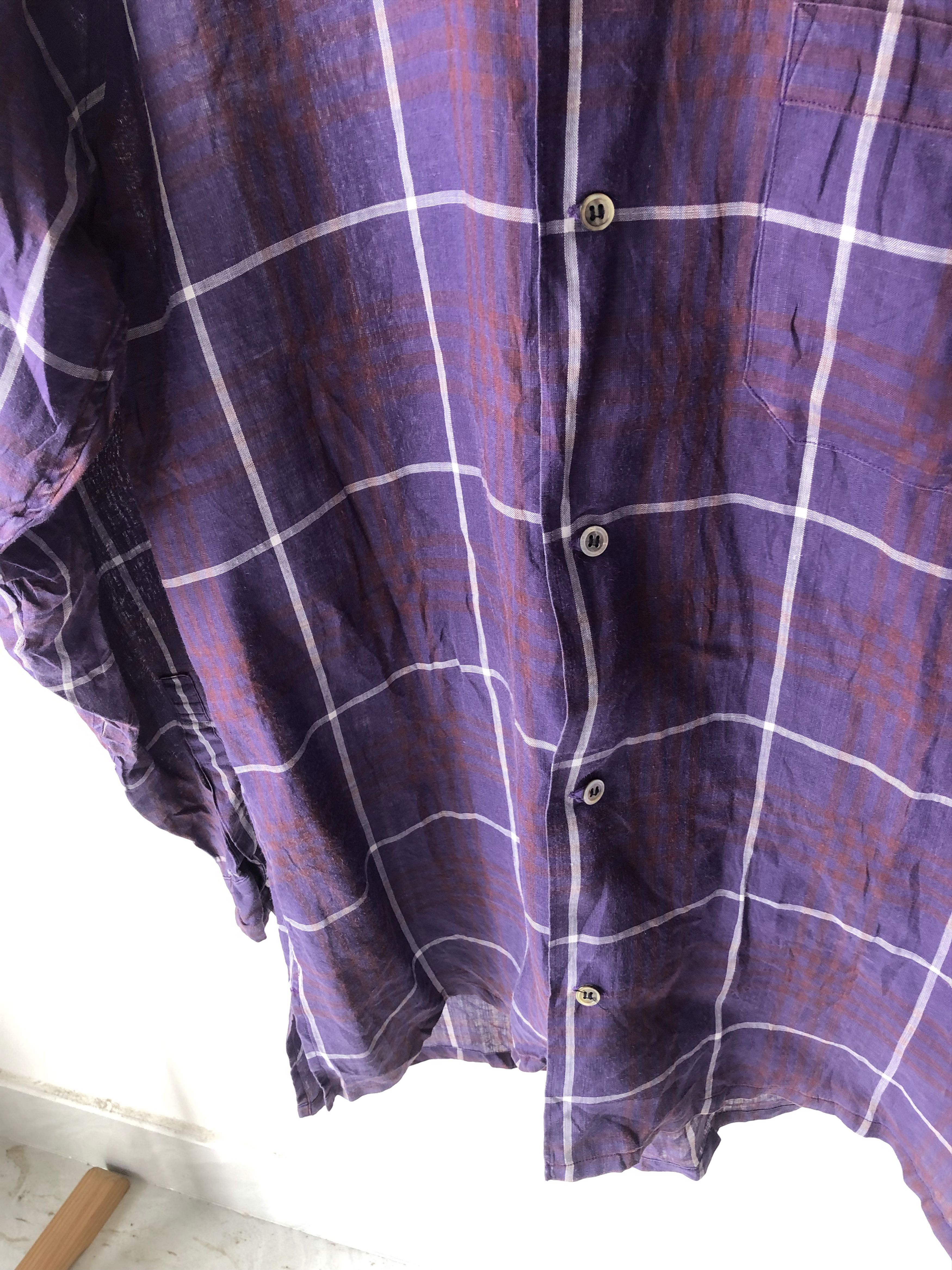 Y's for Men purple camp shirt Size US M / EU 48-50 / 2 - 3 Thumbnail