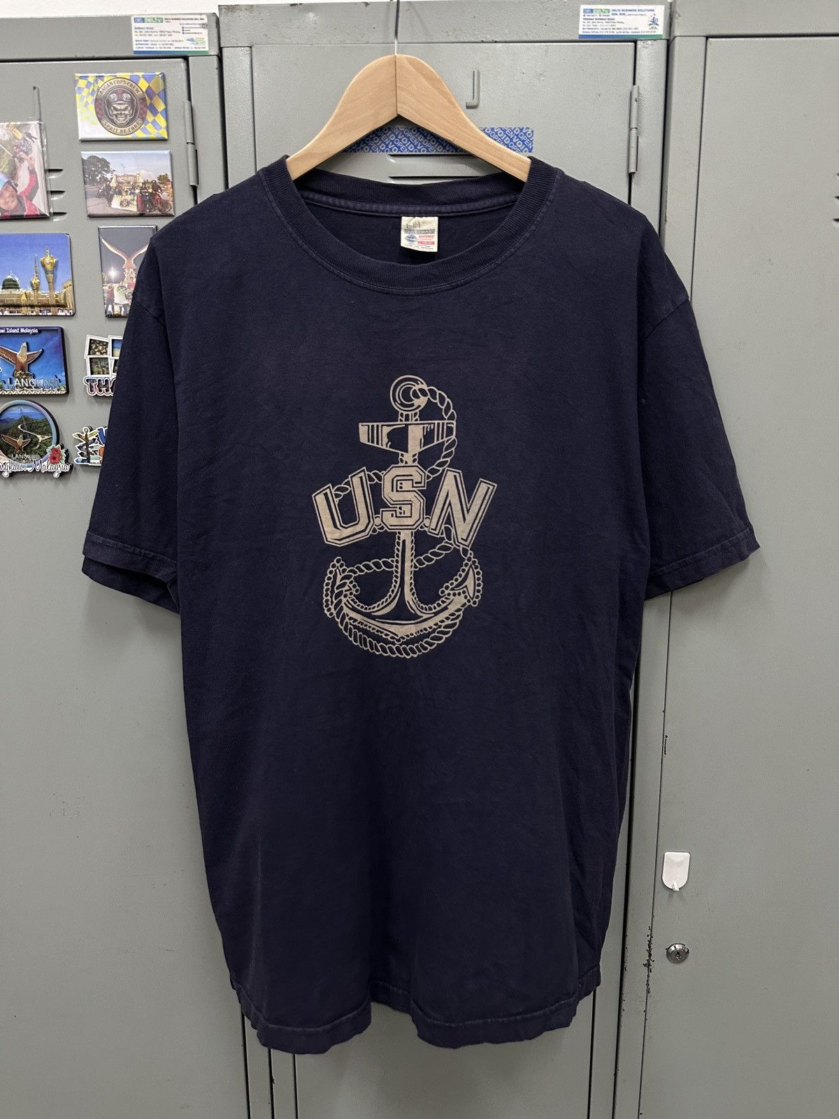 Buzz Rickson's Vintage Buzz Rickson’s USN Made in USA T-Shirt Size US L / EU 52-54 / 3 - 2 Thumbnail