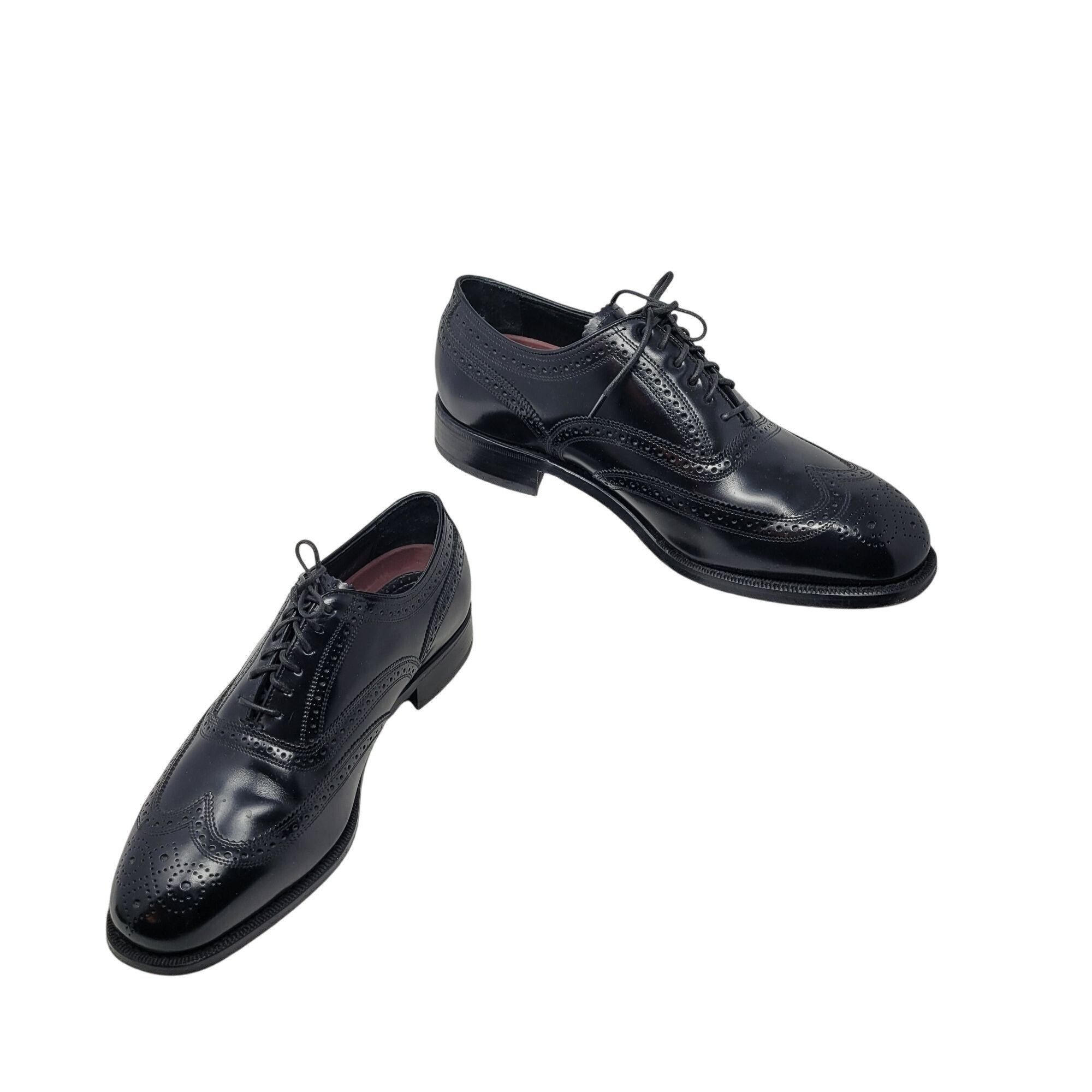 Florsheim Florsheim Lexington Wingtip Oxford Shoes Size 9 Black Leathe Size US 9 / EU 42 - 12 Thumbnail
