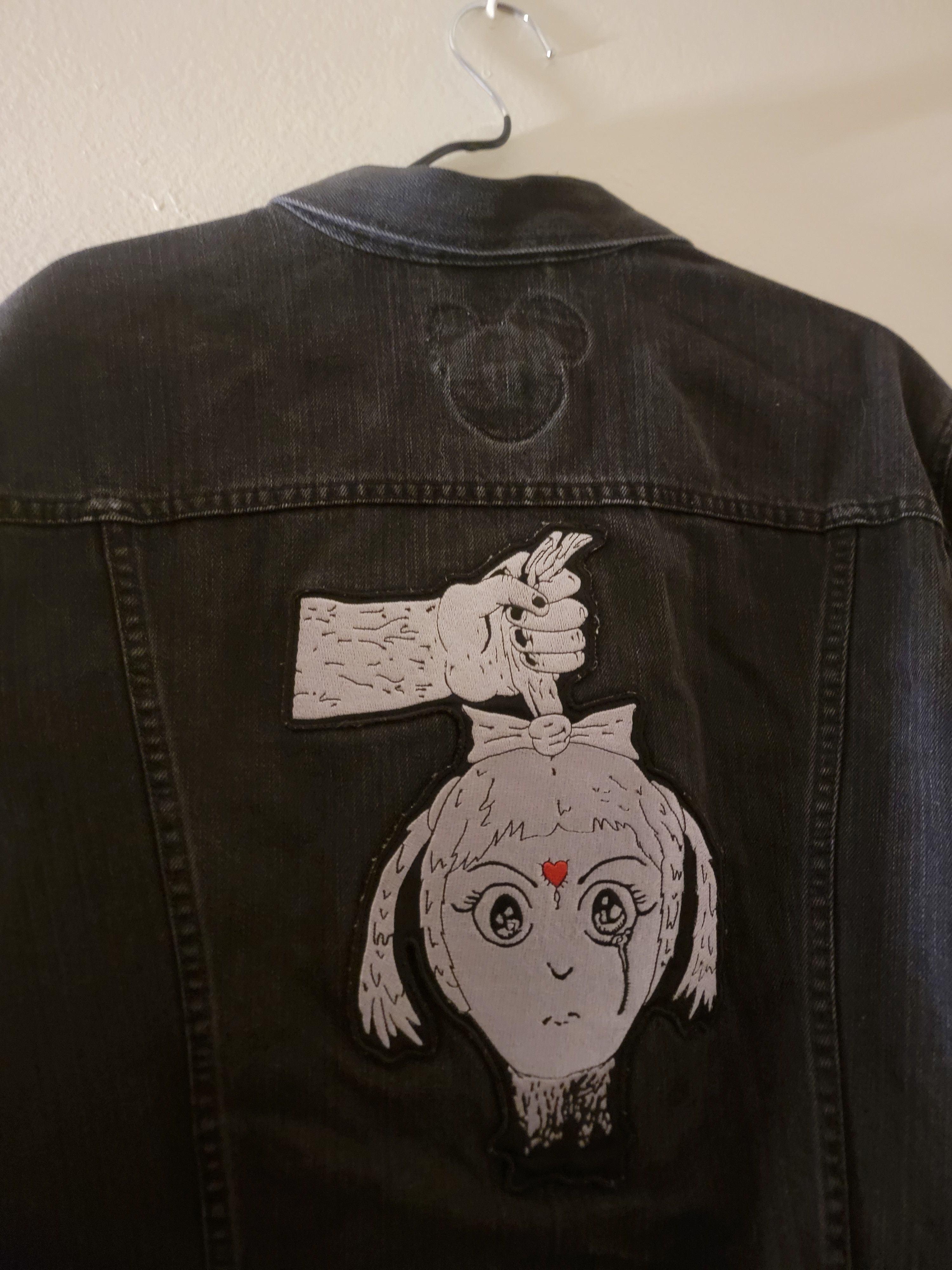 Levi's Sake world levis jeans jackets huge patches sewn on Size US L / EU 52-54 / 3 - 8 Thumbnail