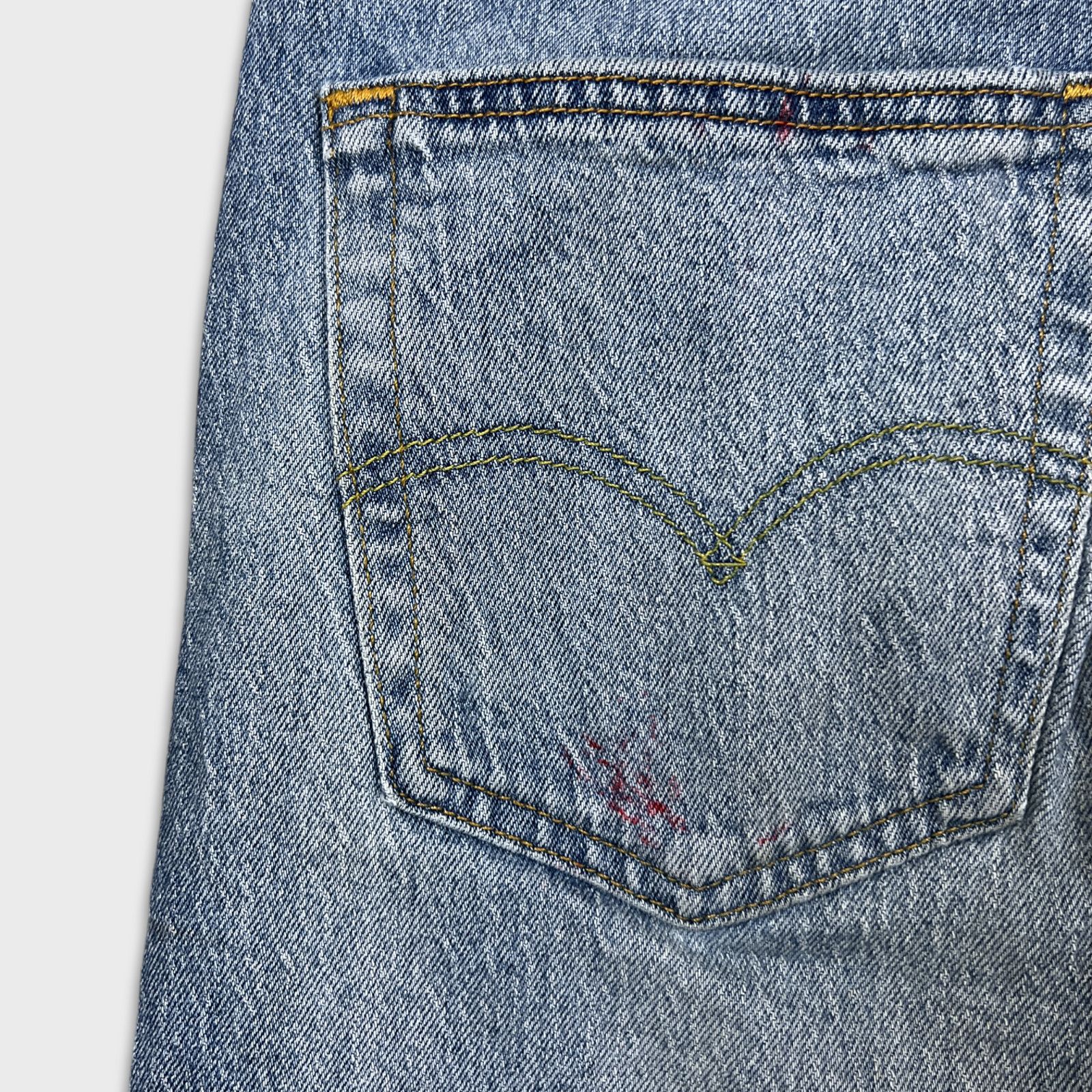 Levi's × Vintage Levi's 512 Jeans 32x30 Slim Taper Distressed Denim Pants Size US 31 - 7 Thumbnail