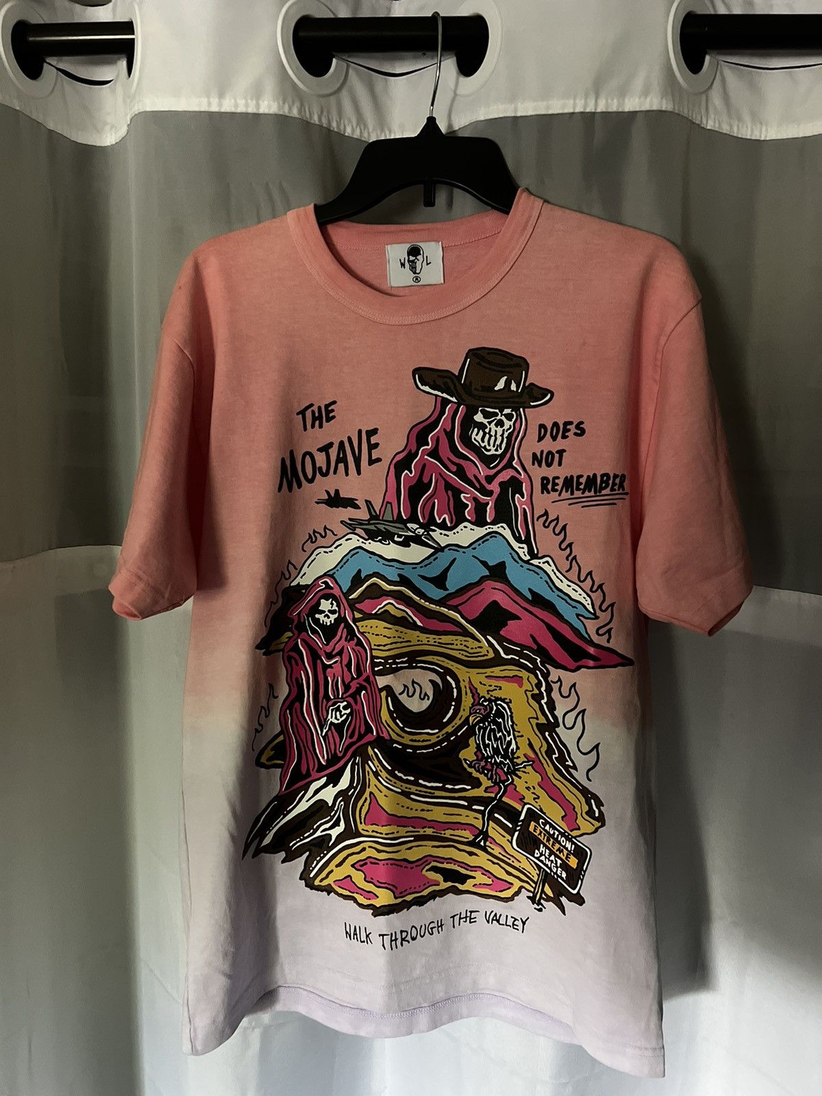 image of Warren Lotas “Mojave” Tee in Pink, Men's (Size Medium)