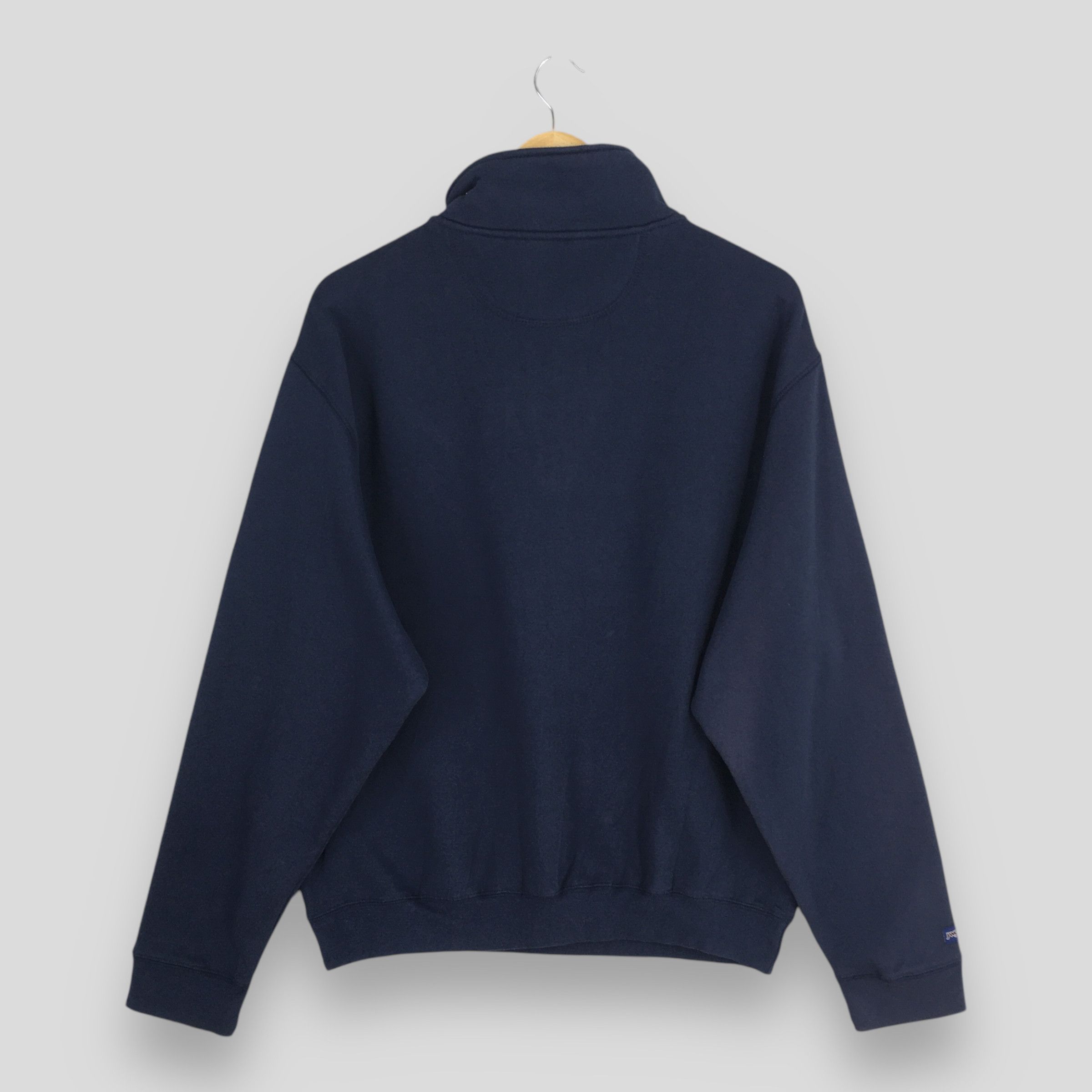Jansport × Vintage Vintage United States Navy Half Zipper Sweatshirt Large Size US L / EU 52-54 / 3 - 6 Thumbnail