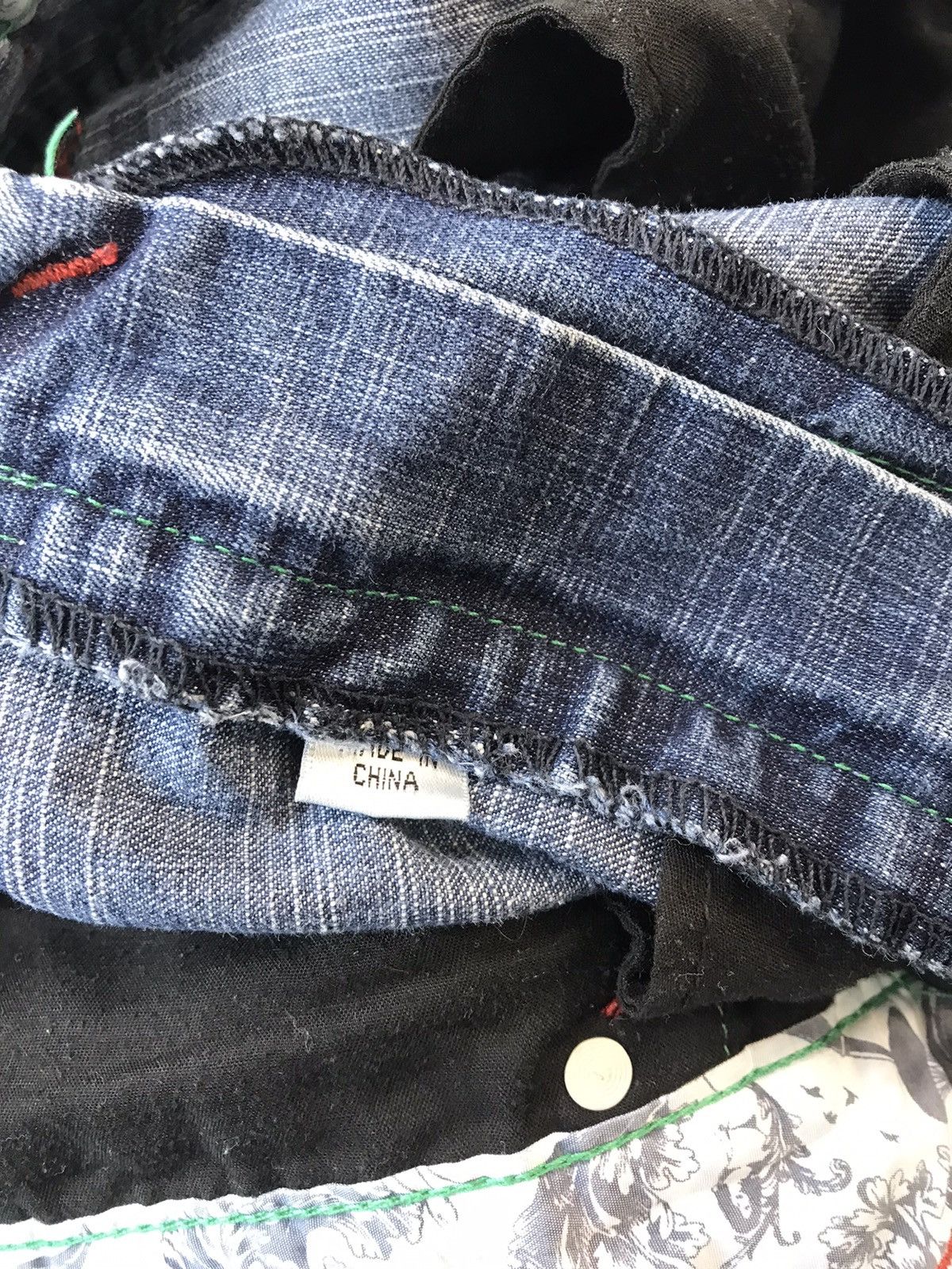 JNCO × Southpole × Vintage Vintage Y2K crazy embroidered denim Size US 38 / EU 54 - 9 Thumbnail