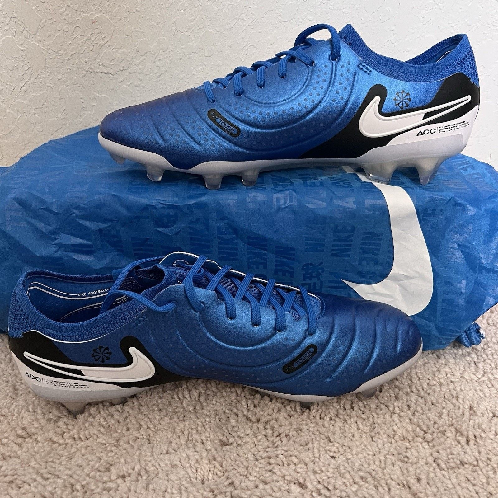 Nike Nike Tiempo Legend 10 Elite FG Soar Blue White Size 8 Size US 8 / EU 41 - 2 Thumbnail