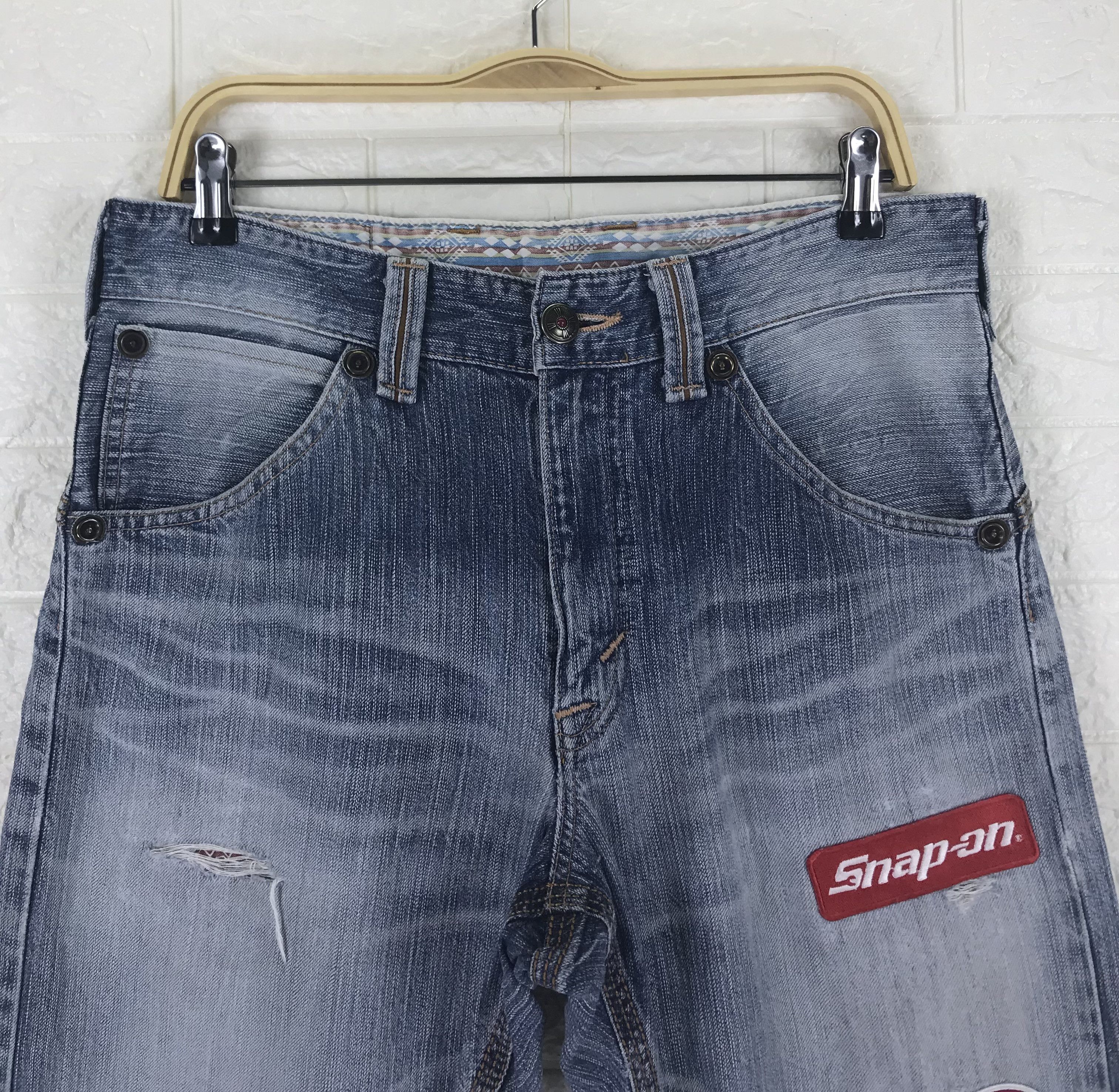 Edwin Vintage Edwin 435 XVS Buckle Back Jeans Size US 30 / EU 46 - 6 Thumbnail