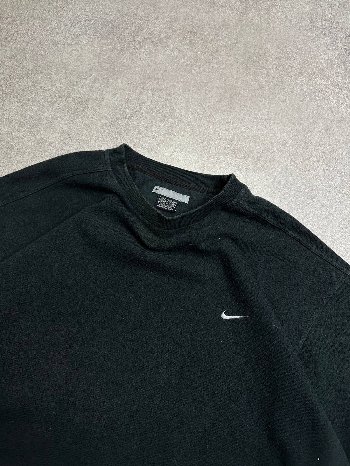 Nike Vintage 90s Nike Swoosh Boxy Sweatshirt Rare L Size US L / EU 52-54 / 3 - 3 Thumbnail
