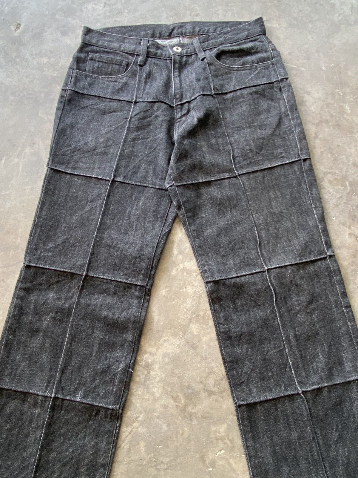 Hysteric Glamour × Japanese Brand × Tornado Mart Baggy Jeans Japan Black Loose Hippies pp1 Size US 29 - 3 Thumbnail