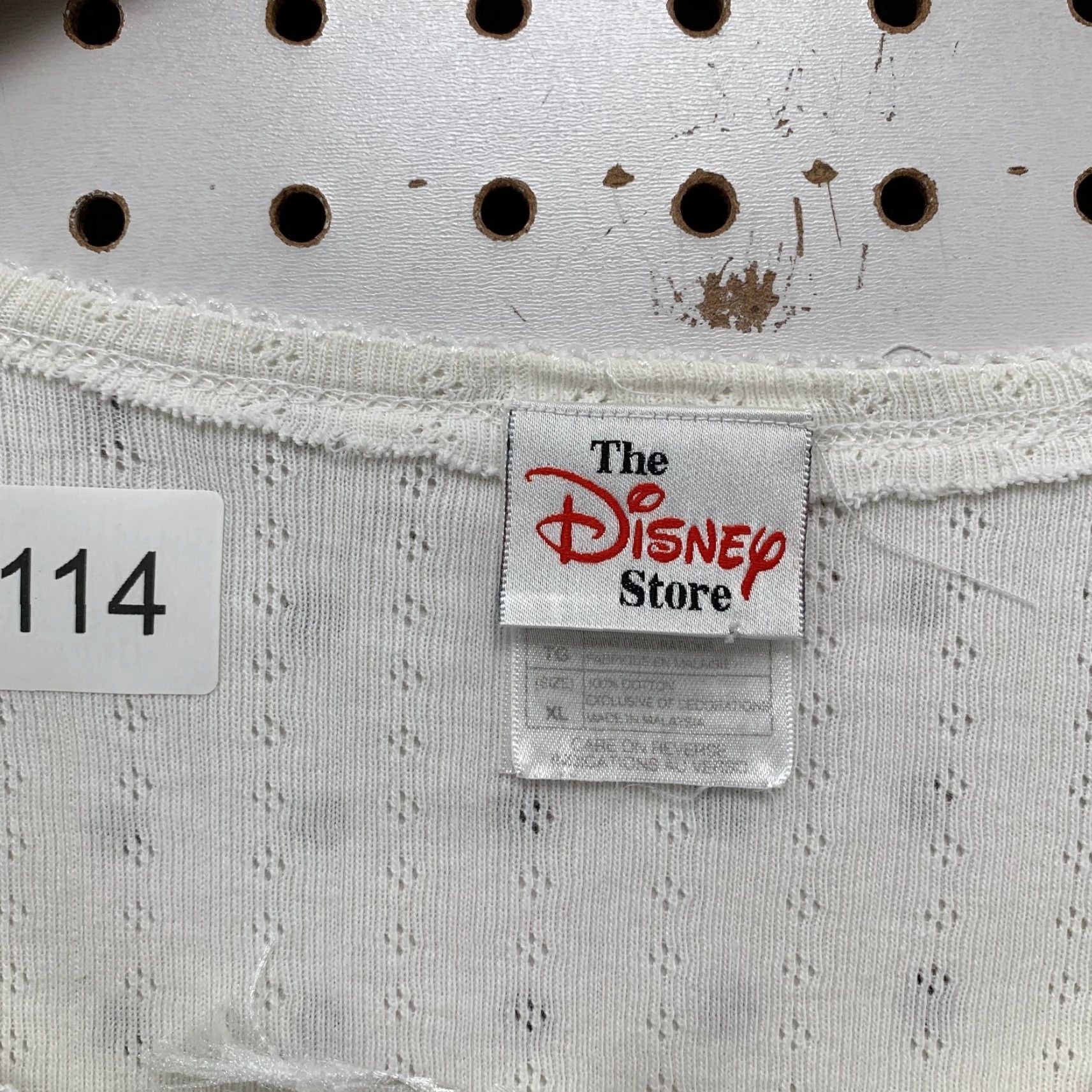 Disney VINTAGE Disney Lady Tramp Top Womens XL White Neck Tie Embroidered Movie Shirt Size XL / US 12-14 / IT 48-50 - 3 Thumbnail