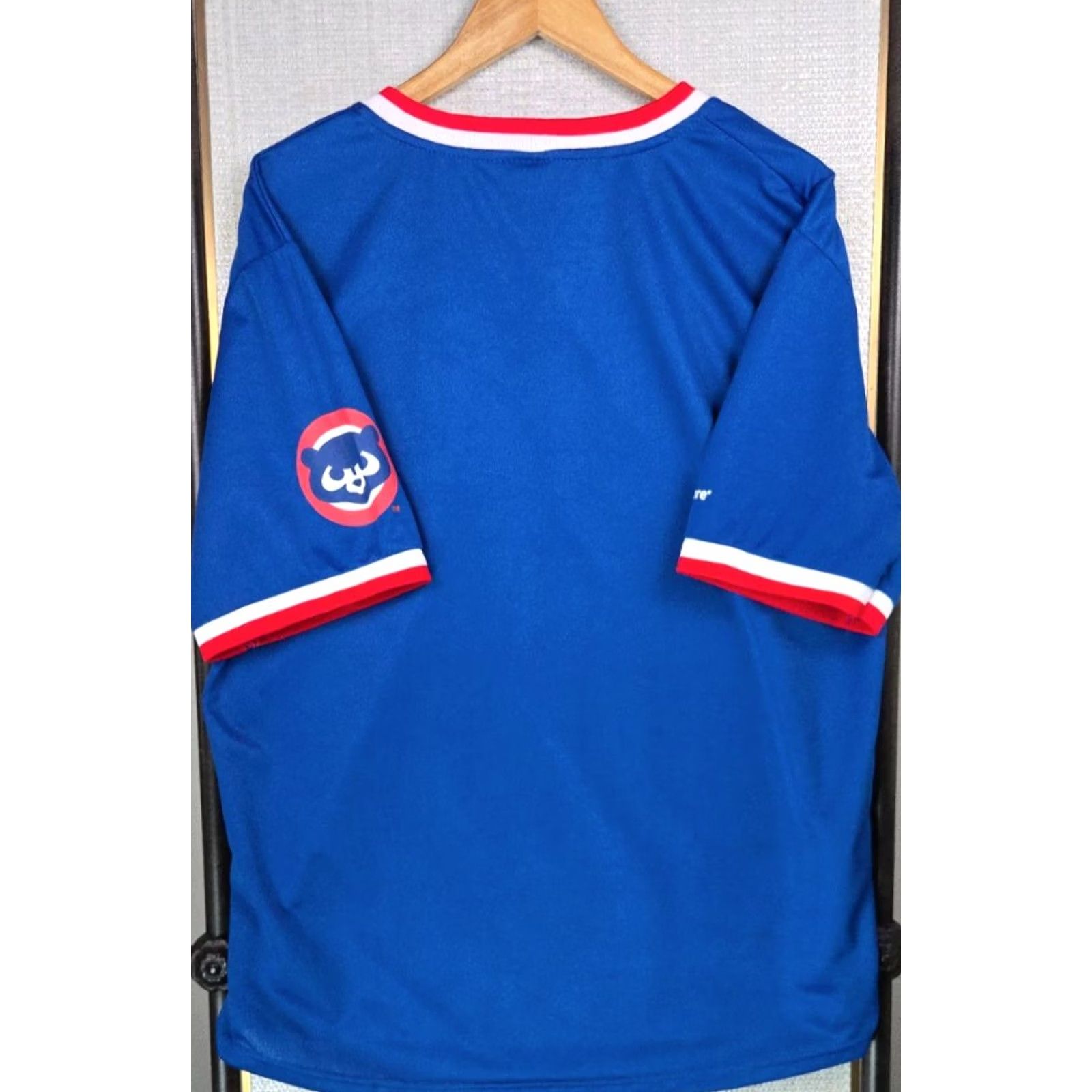 Etro Match-Up Stadium Giveaway Men's Retro 1980s Chicago Cubs Jersey Shirt Short Sleeve Blue Large 80s Vintage Style Mens Baseball Jersey Size US L / EU 52-54 / 3 - 7 Thumbnail