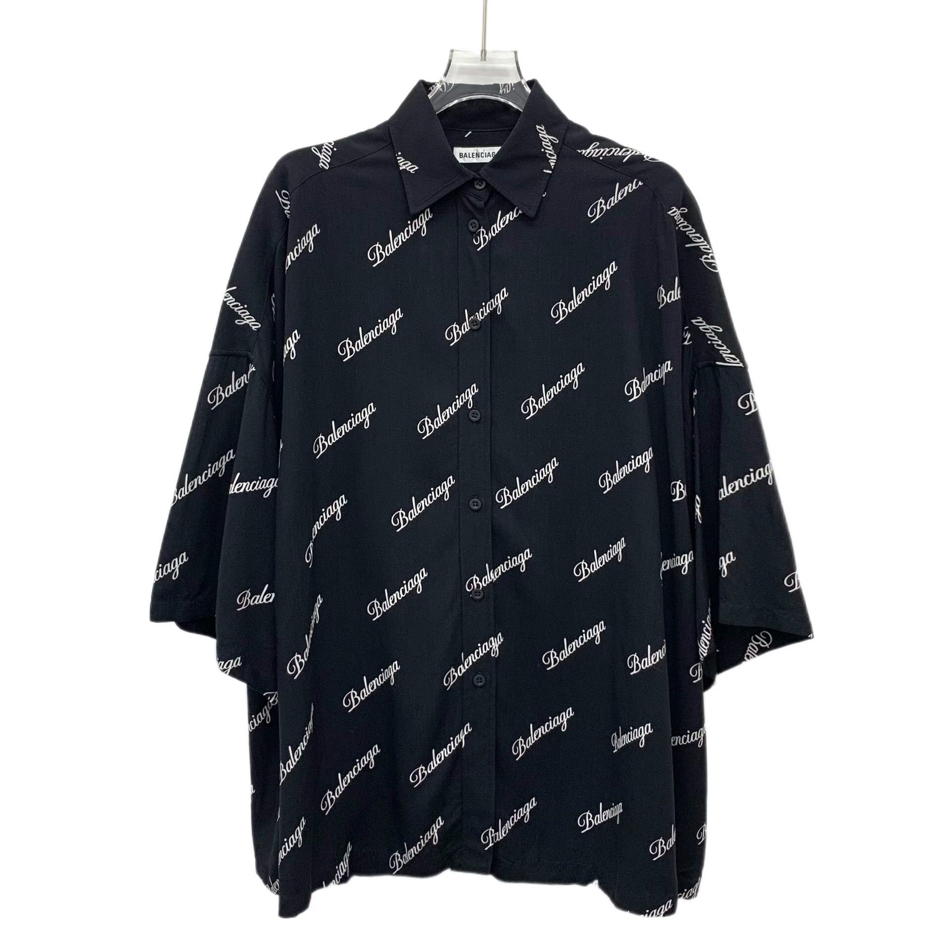 Balenciaga Balenciaga Retro Black Shirt XS Men Size US XS / EU 42 / 0 - 1 Thumbnail