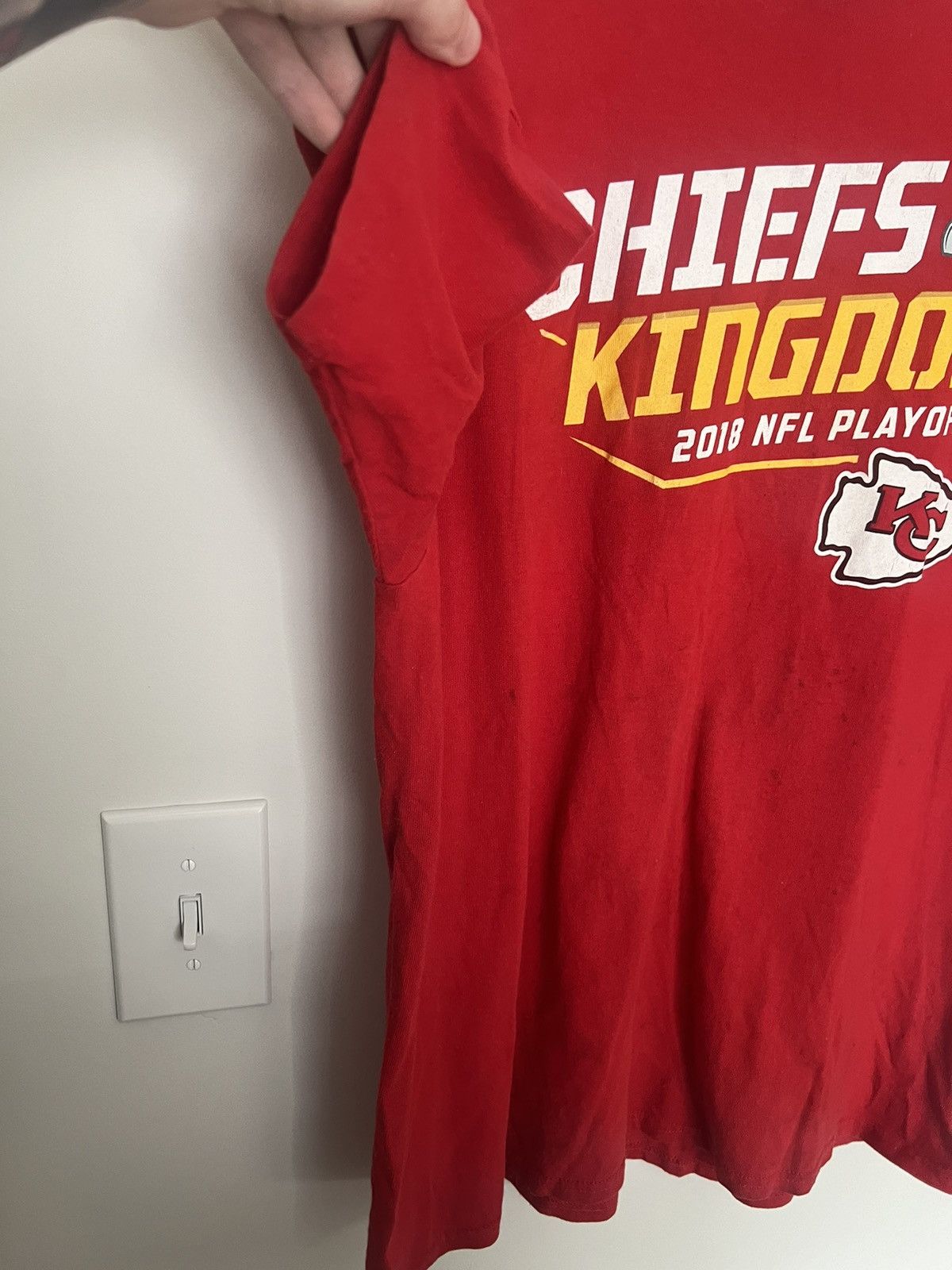 NFL Vintage Kansas City Chiefs Playoffs Shirt Size US XL / EU 56 / 4 - 5 Thumbnail