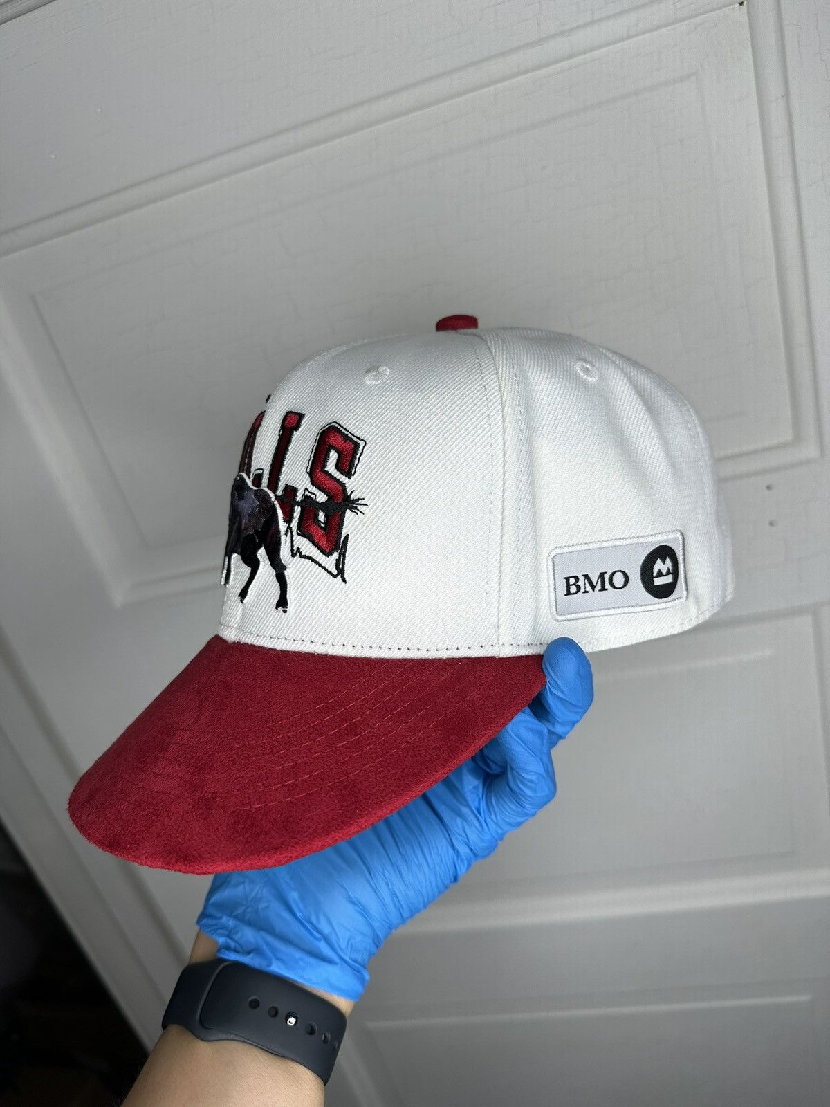 NBA Vintage Y2K Chicago Bulls “Chuck Styles” Suede Snapback Size ONE SIZE - 4 Thumbnail