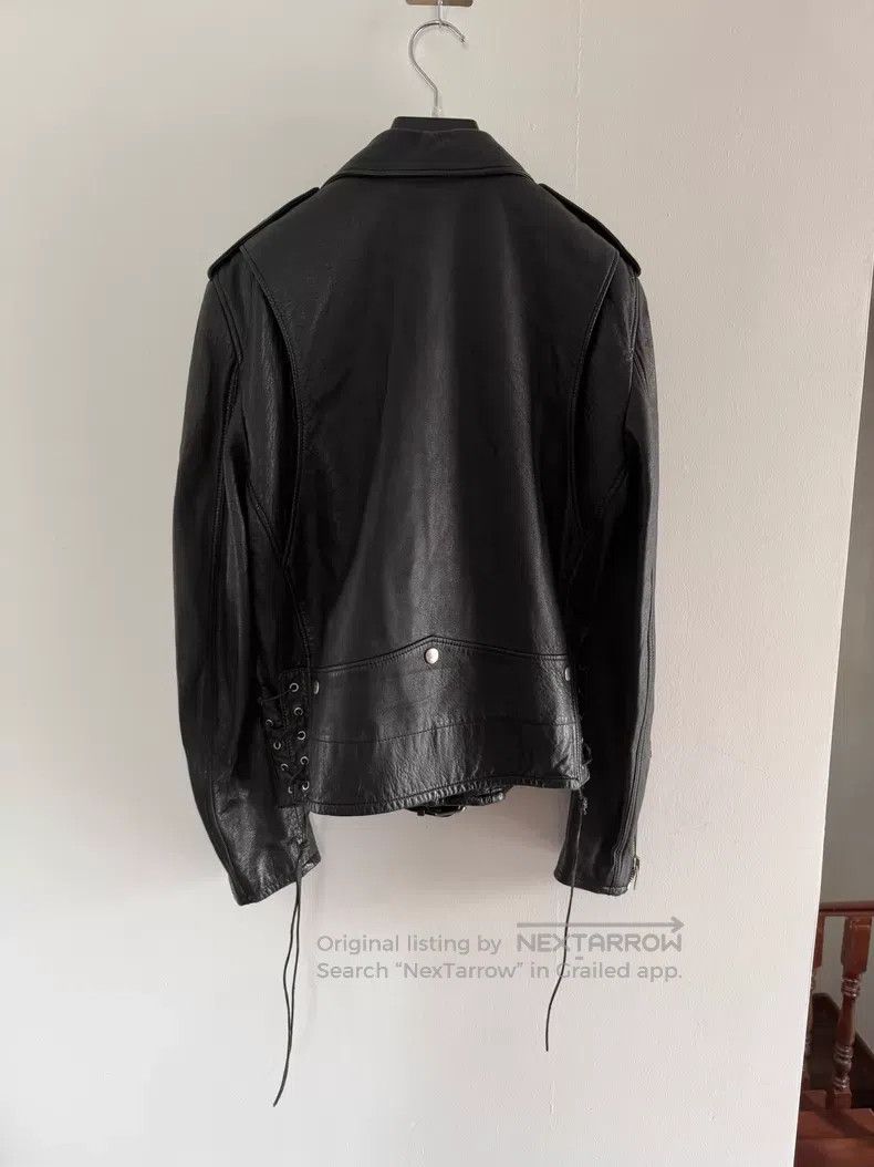 Saint Laurent Paris Saint Laurent Paris Soft Wave Sheepskin Biker Jacket i Size US M / EU 48-50 / 2 - 2 Thumbnail