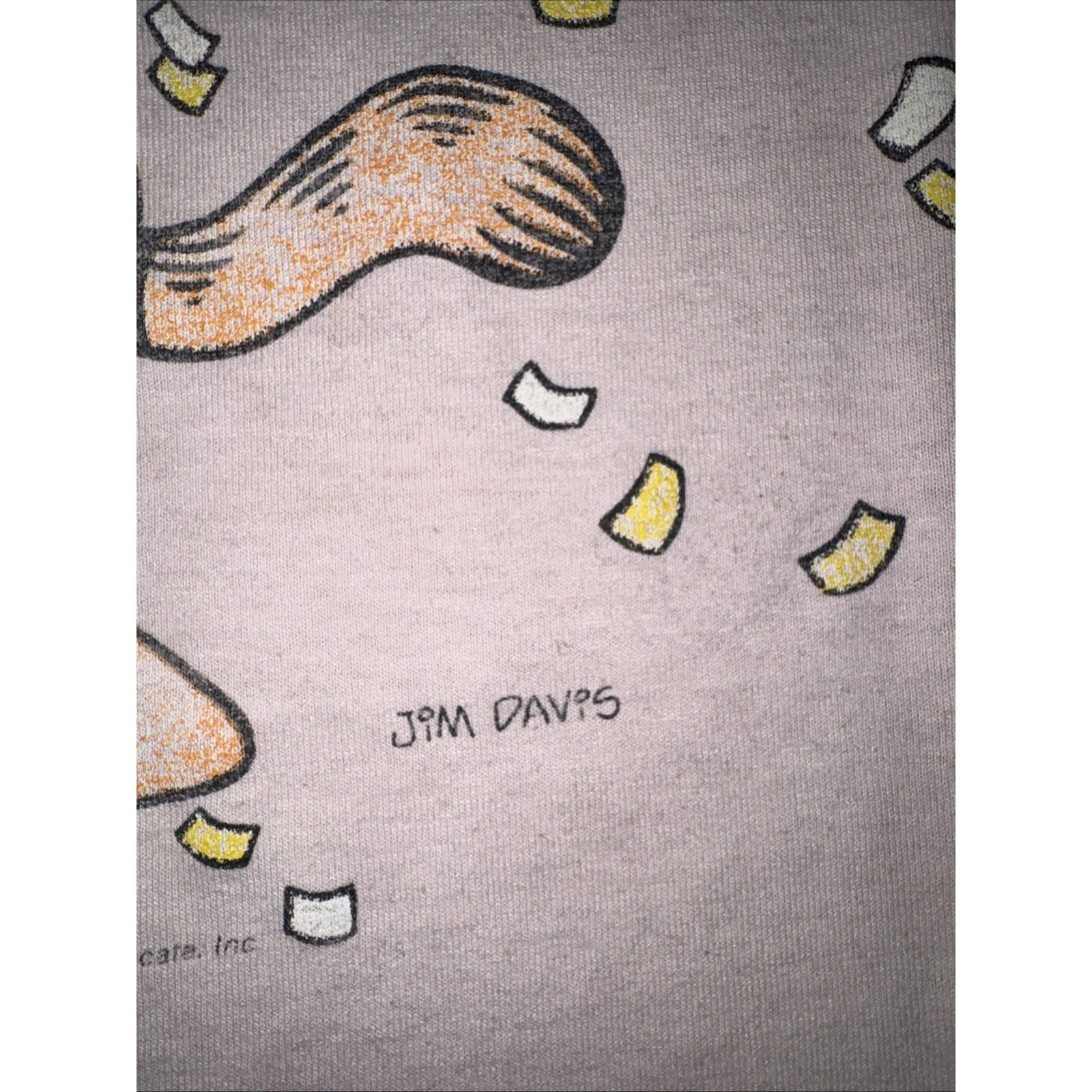 Vintage 1978 Garfield cartoon Jim Davis 70’s Party Shirt 22x30 Size US XXL / EU 58 / 5 - 4 Thumbnail