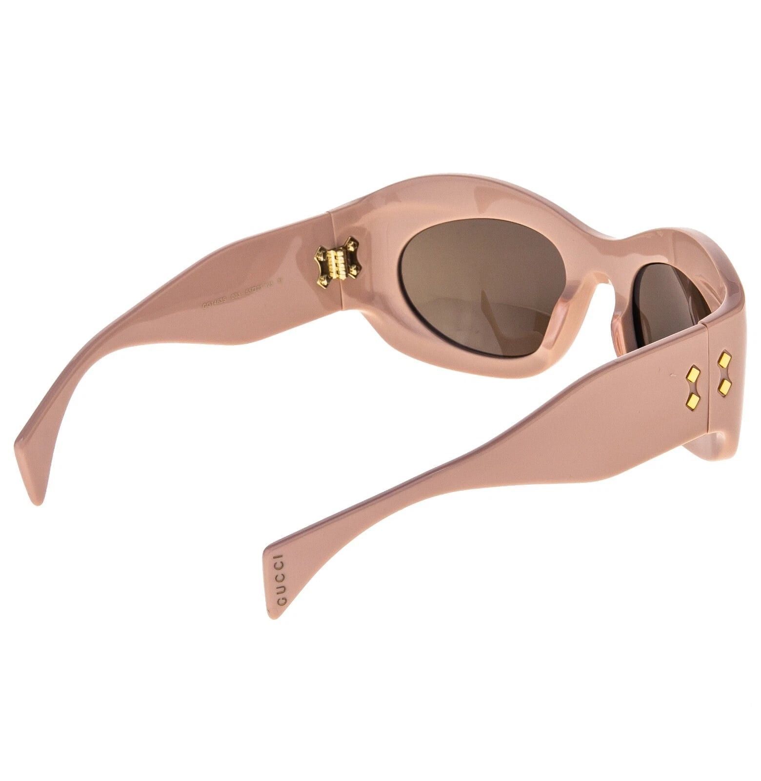 Gucci GUCCI 1463 Nude Pink Bold Oversized Gg1463S 003 Sunglasses Size ONE SIZE - 3 Thumbnail