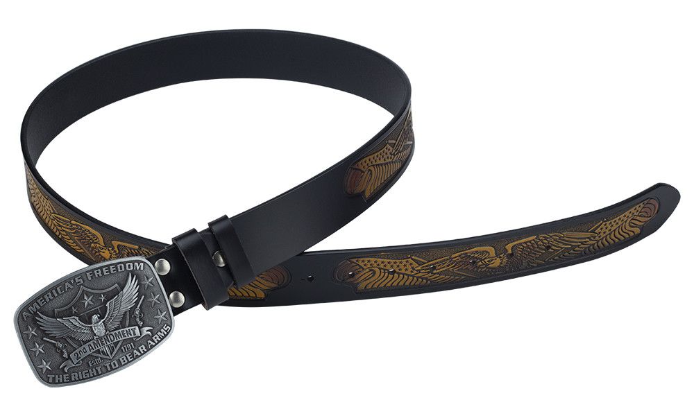 Designer Rare Vintage Belt Riveted Belts Menswear Accessories Size ONE SIZE - 3 Thumbnail