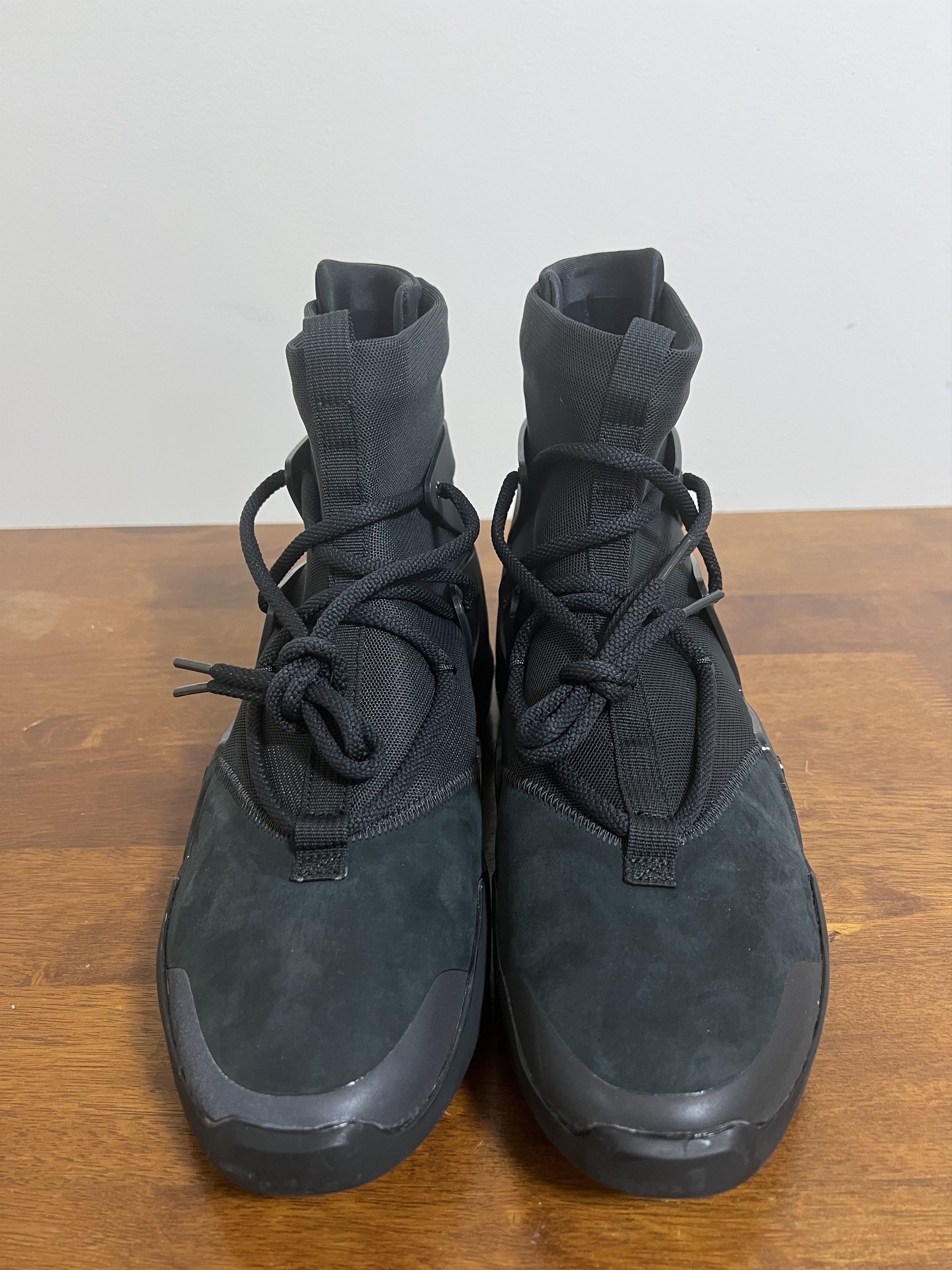 Fear of God × Nike 💚 2020 Fear of God x Nike "Air Fear of God 1" Black Noir Size US 11 / EU 44 - 6 Thumbnail